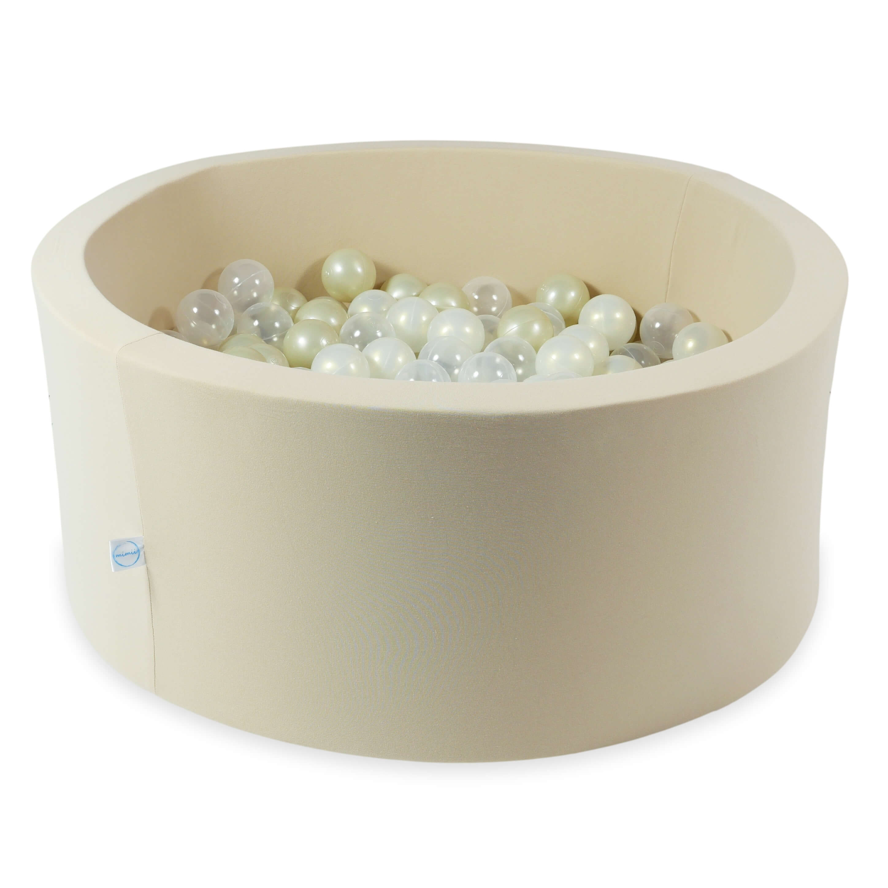 Beige Ball Pit 90x40 cm with 300 balls