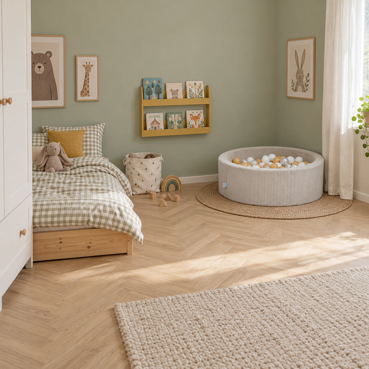 Ball pit corduroy beige without balls