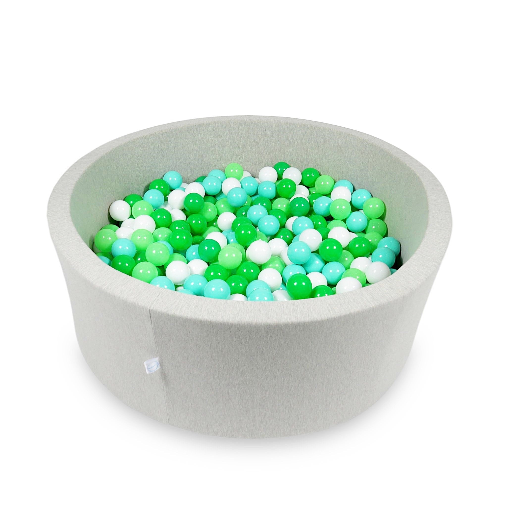 Light gray ball pit 110x40 cm with 500 balls