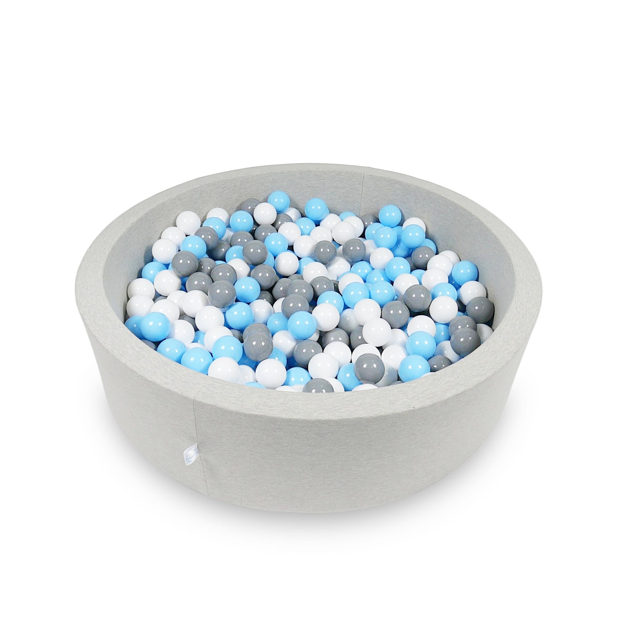 Light Gray Ball Pit 110x30 cm with 400 balls