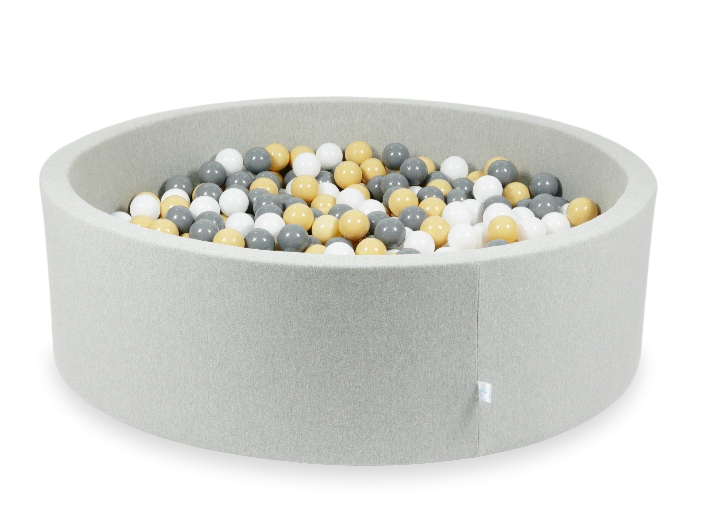 Light gray ball pit 130x40 cm with 700 balls