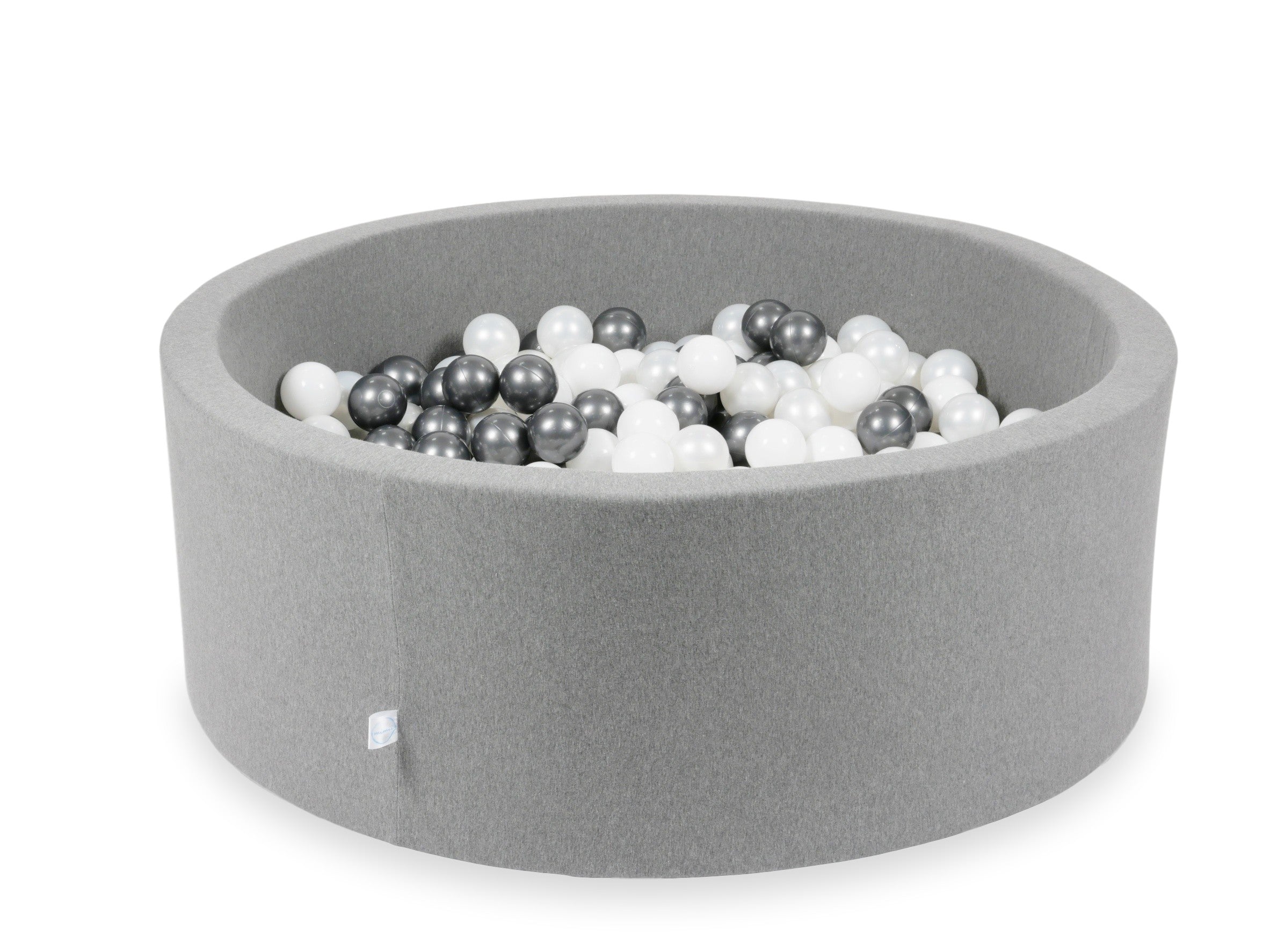 Gray ball pit 110x40 cm with 500 balls