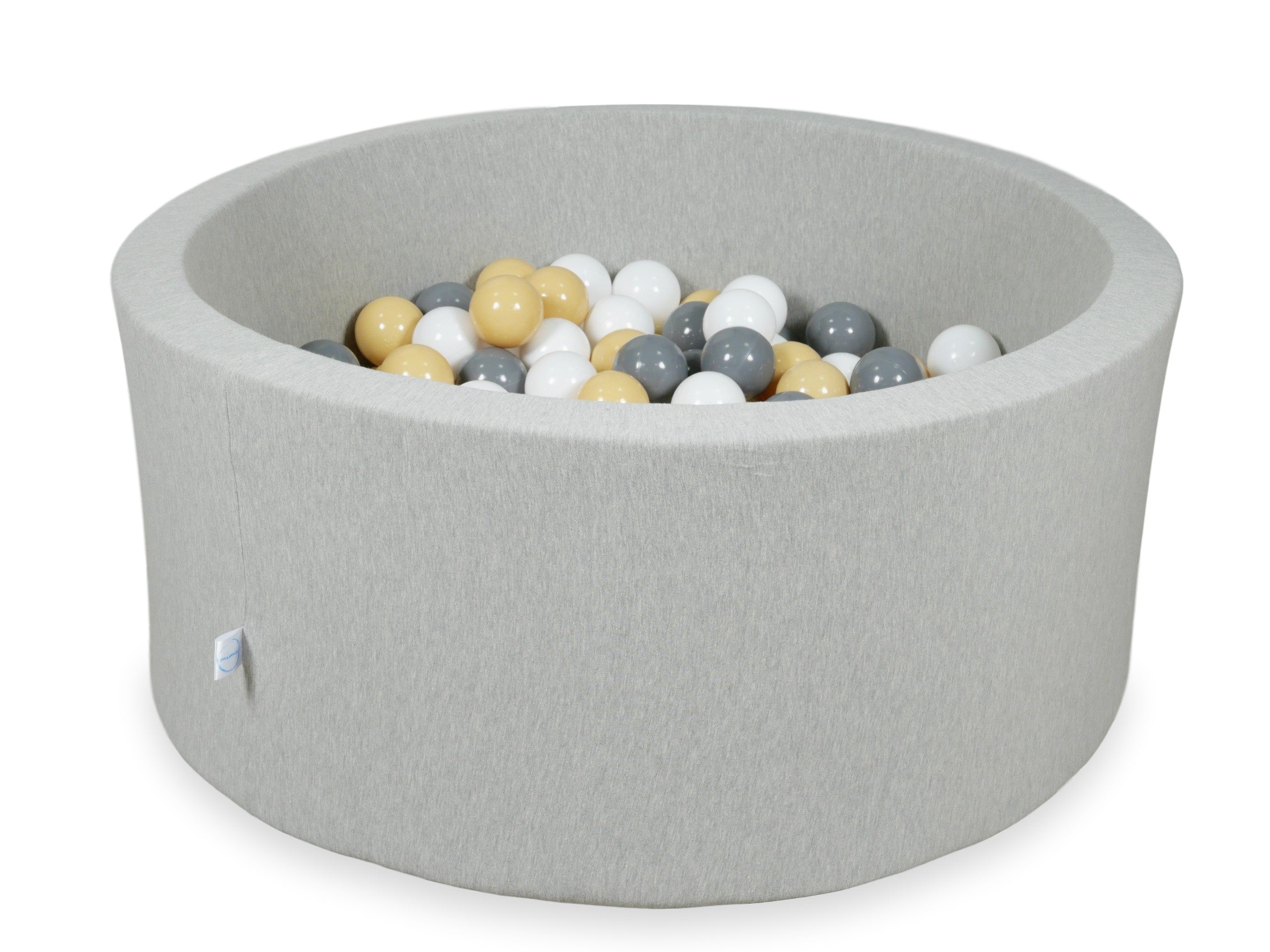 90x40 cm Light Gray Ball Pit with 300 Balls