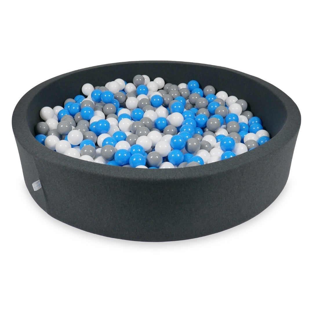 Graphite ball pit 130x30 cm with 600 balls