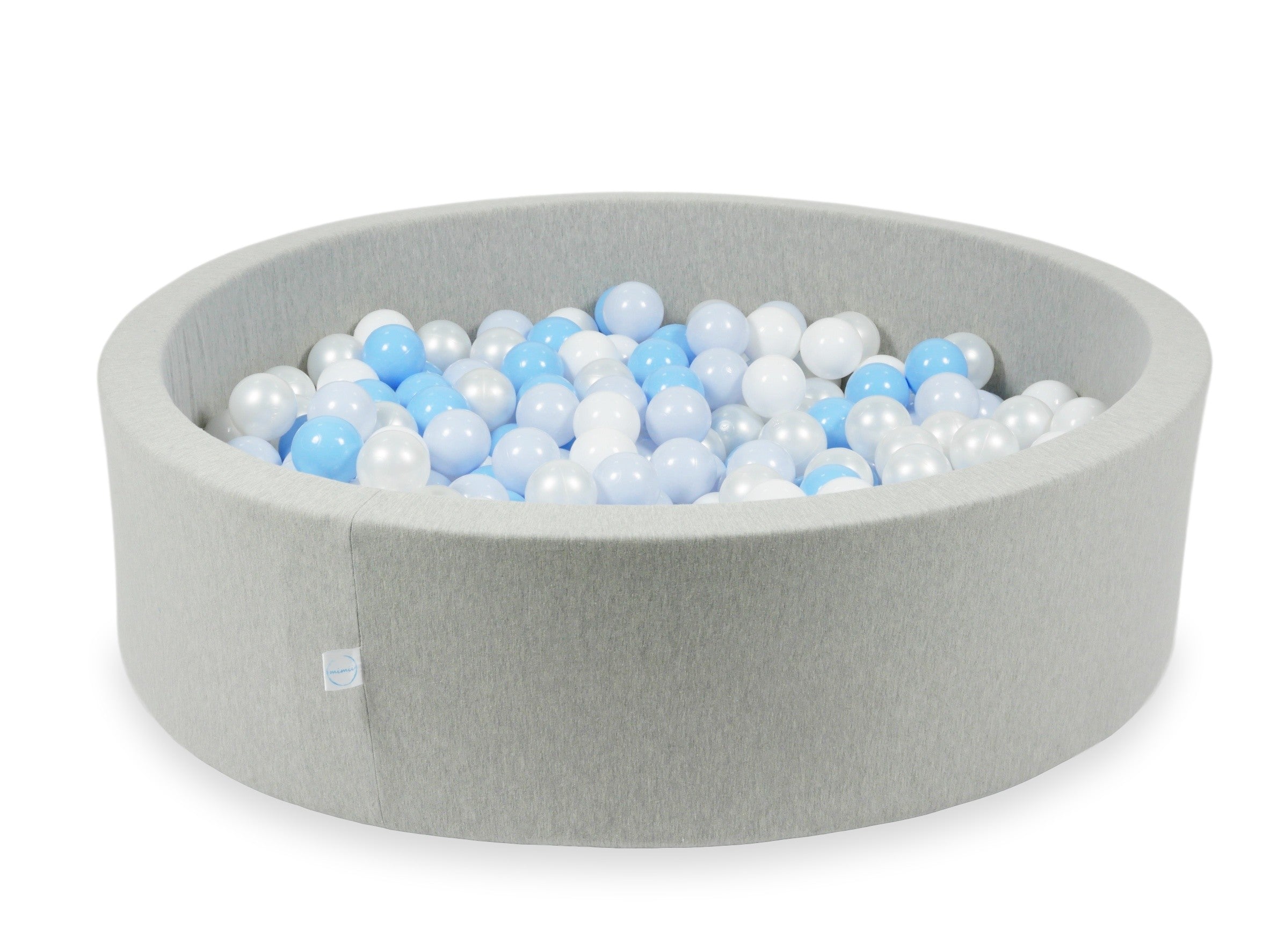 Light Gray Ball Pit 110x30 cm with 400 balls