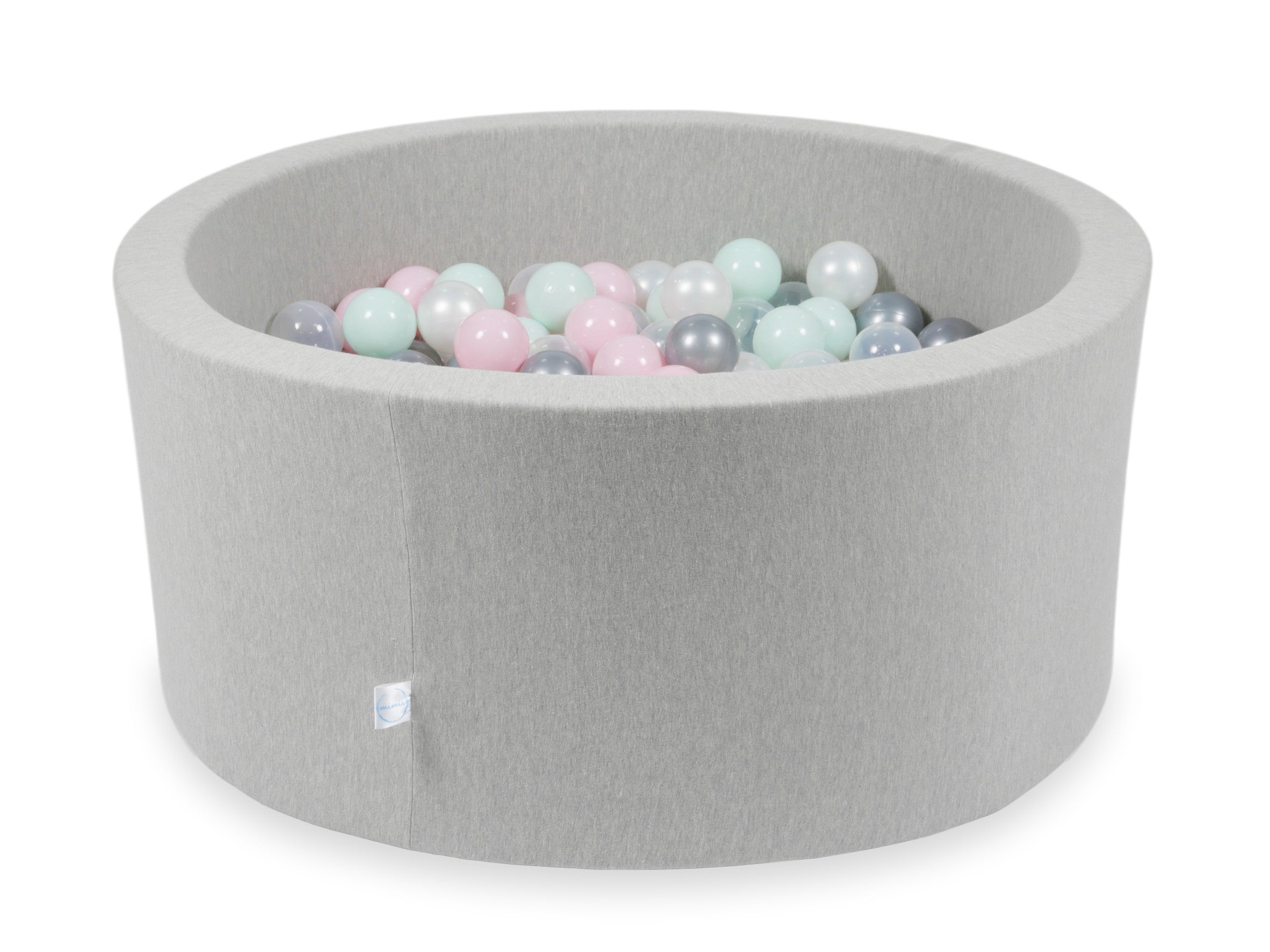90x40 cm Light Gray Ball Pit with 300 Balls