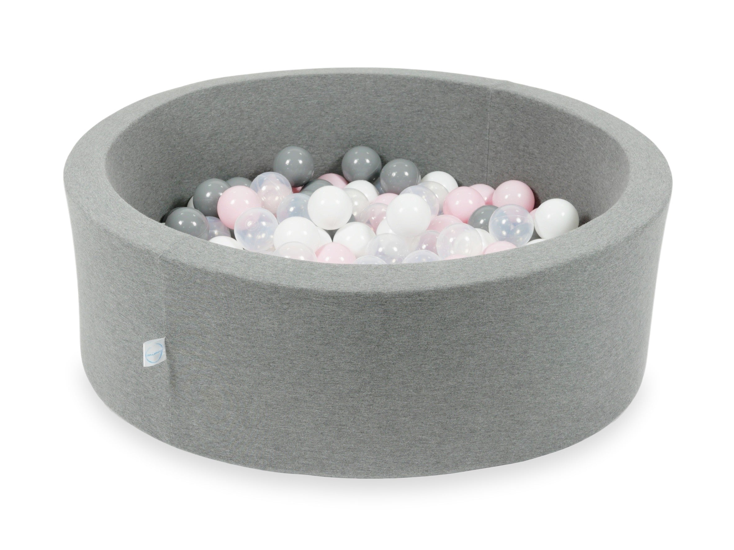 Ball pool in gray 90x30 cm with 200 balls