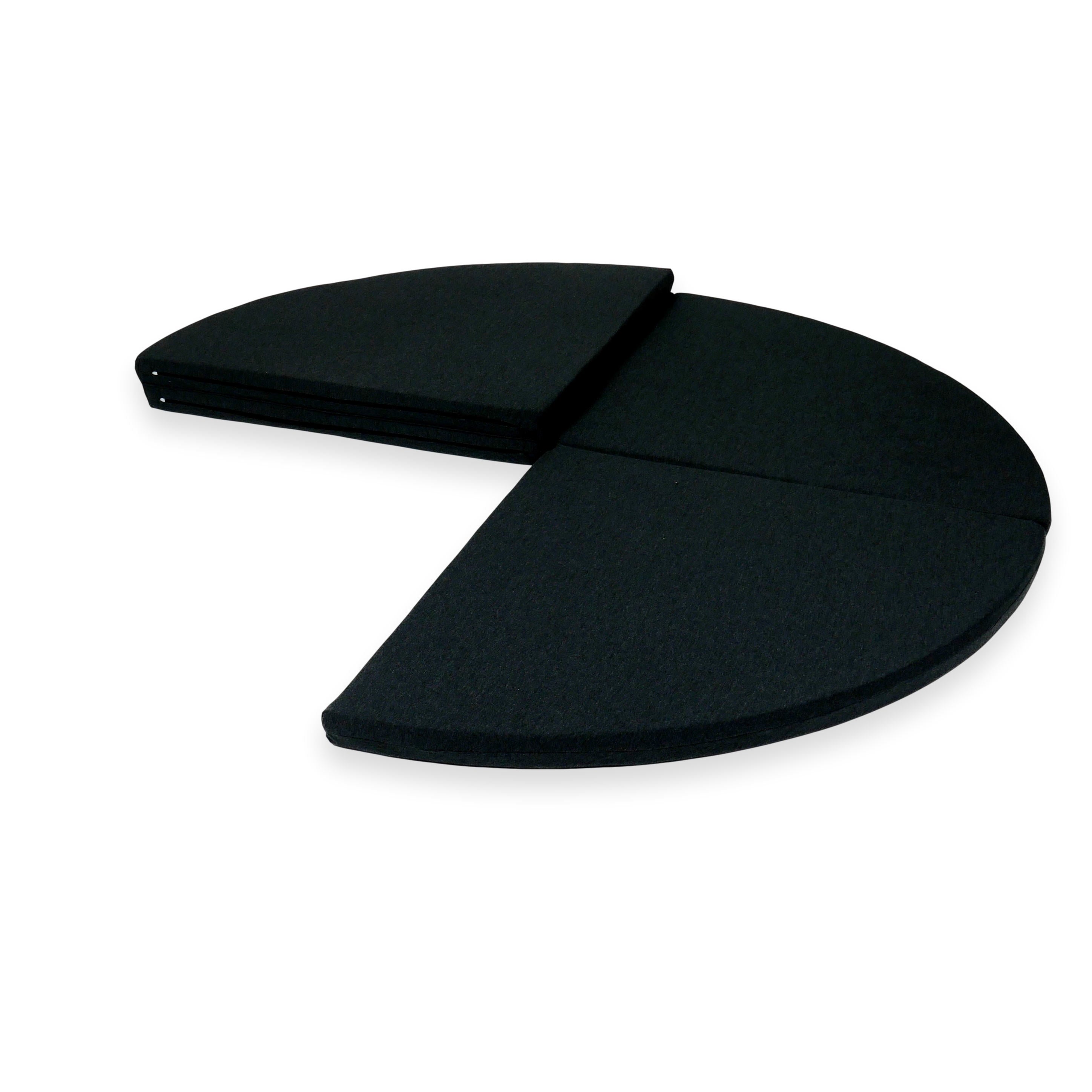 Round baby play mat 160cm in jersey