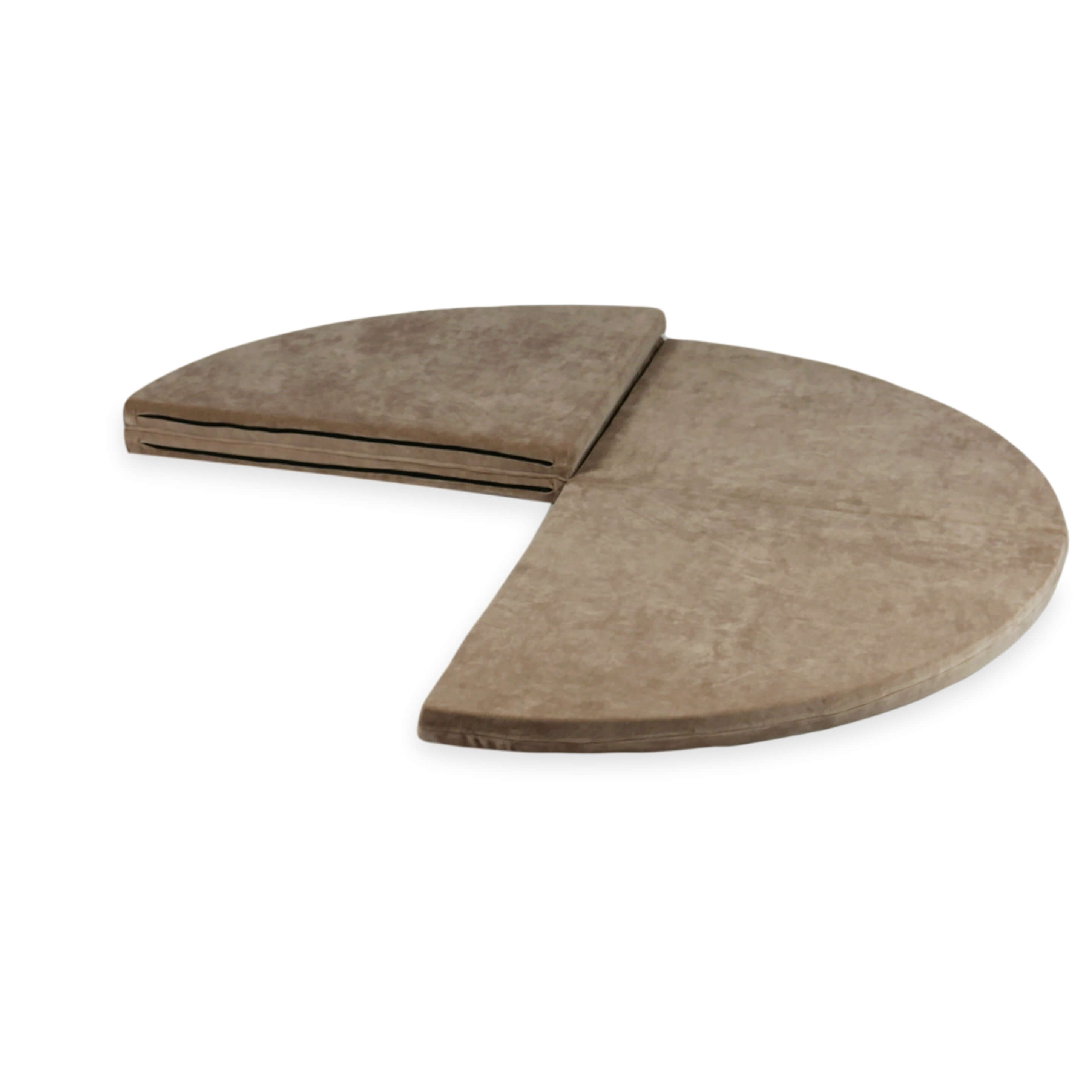 Round baby play mat 160cm in soft velvet