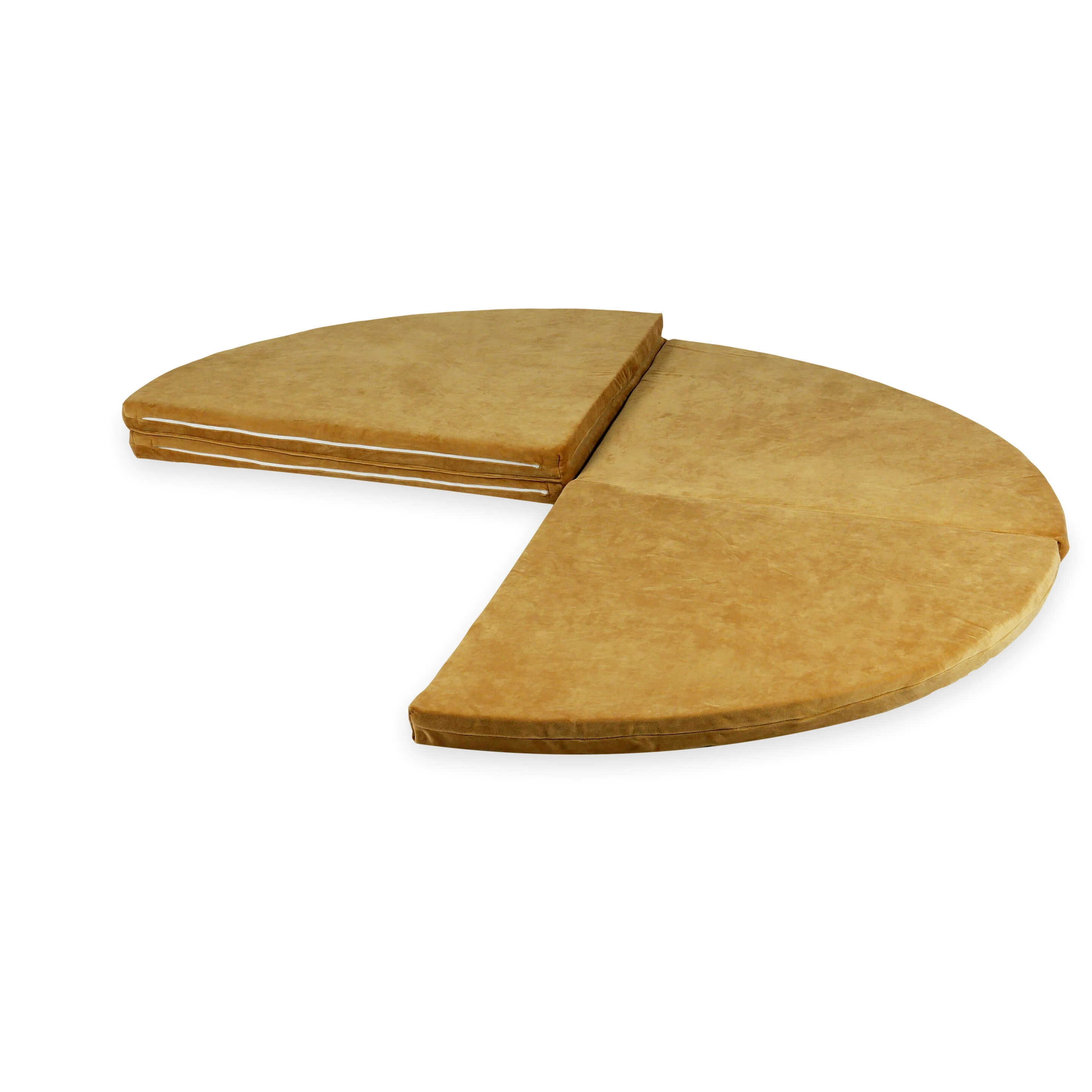 Round baby play mat 160cm in soft velvet