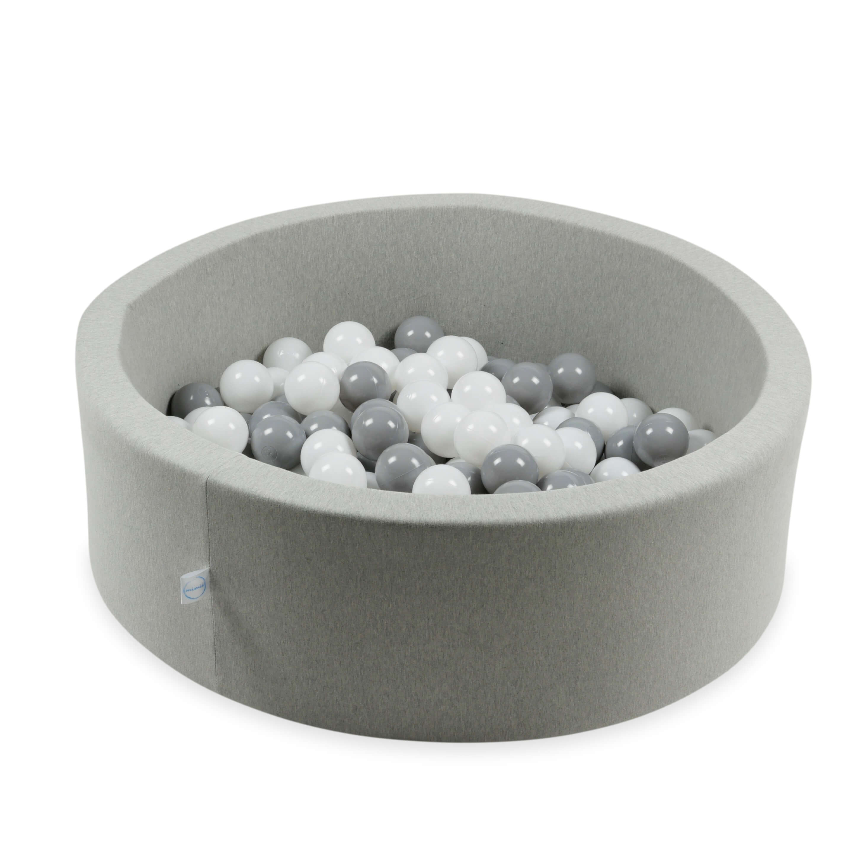 Play balls ø7cm 25 pieces white, gray