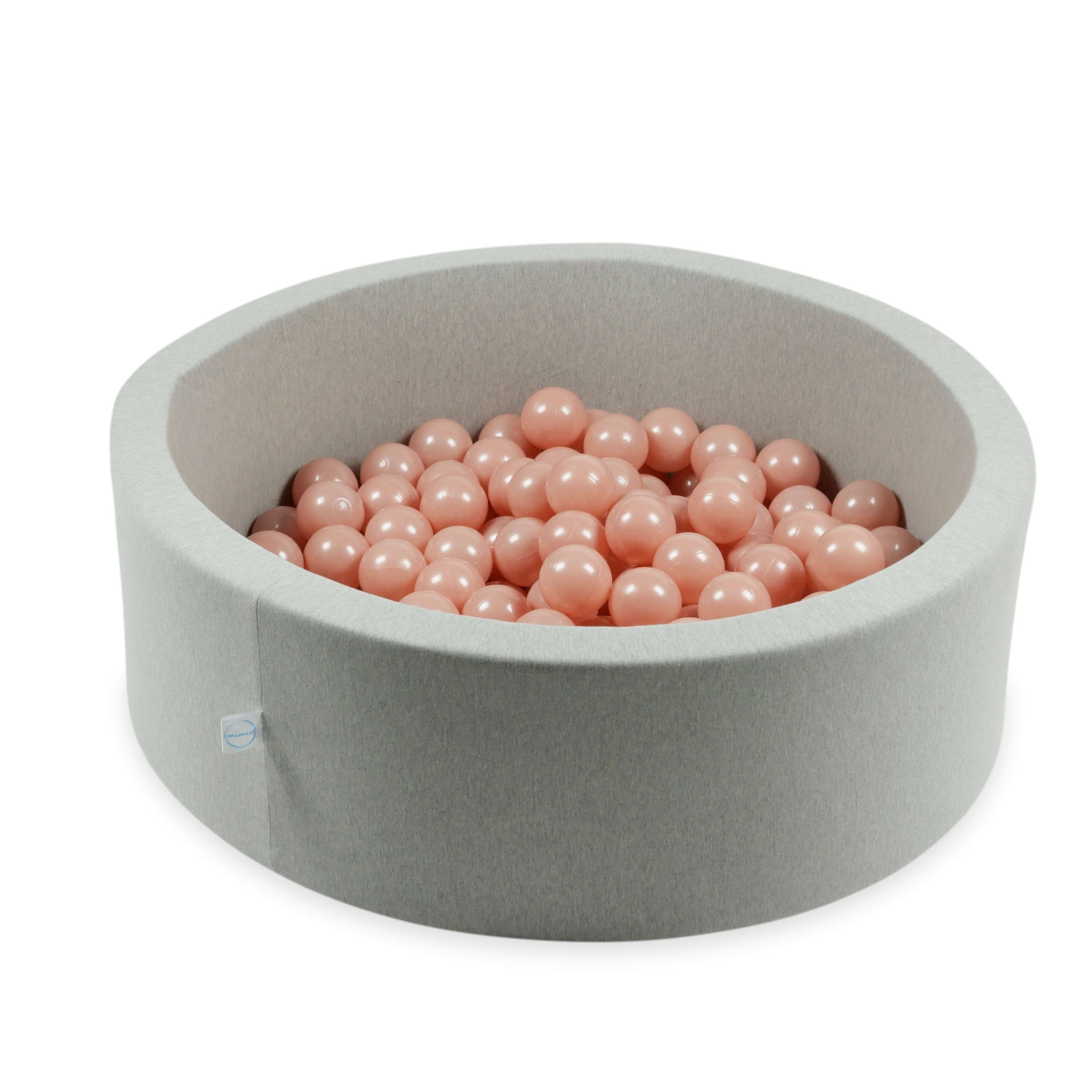 Mimii Bällebad-Bälle Ø 7 cm – 100 Stück – Gold Rosa