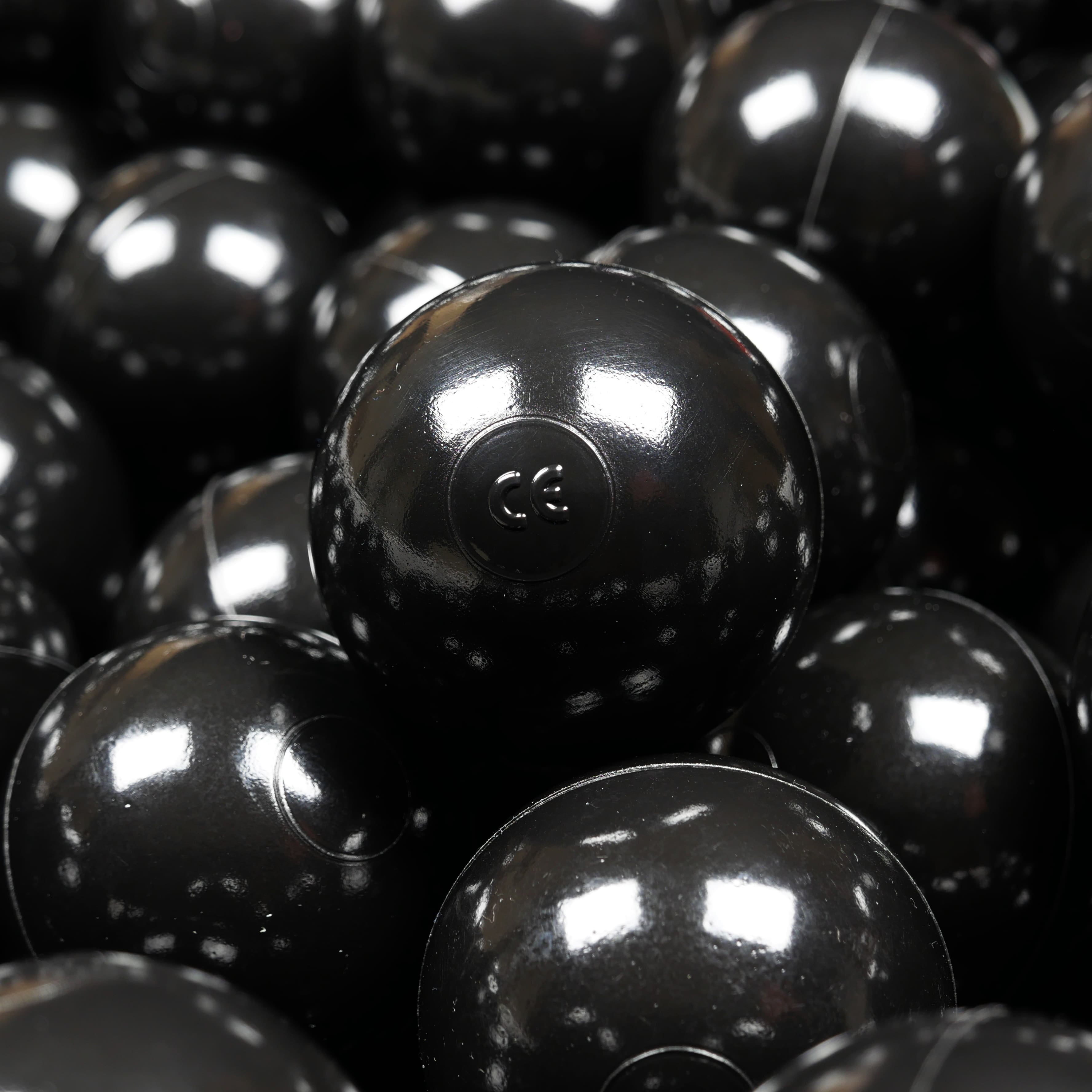 Play balls ø7cm 25 pieces black