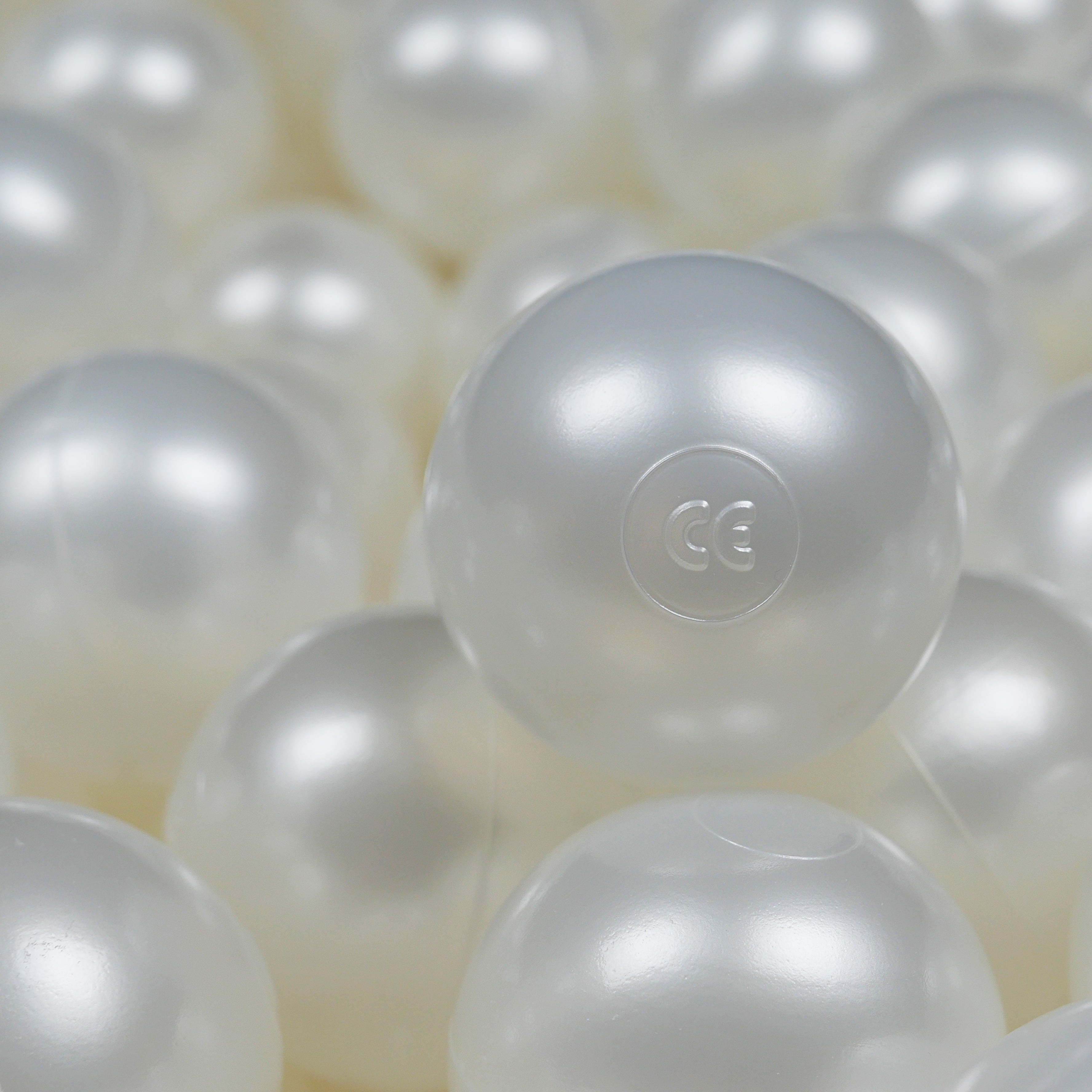Play balls ø7cm 150 pieces pearl