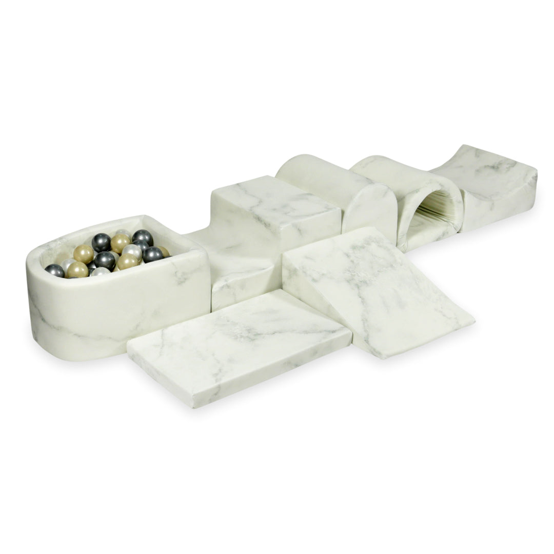 Largest foam play area with marble micro ball pit + 100 balls