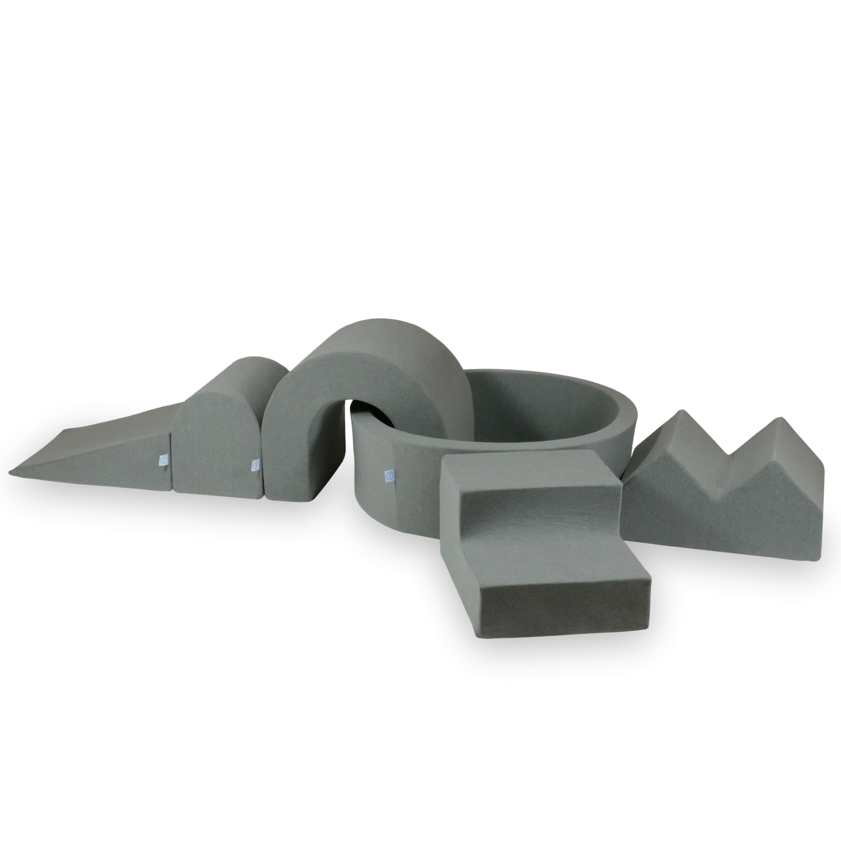 5 elements - set 14 (wedge, tunnel, hill, step, Peaks)