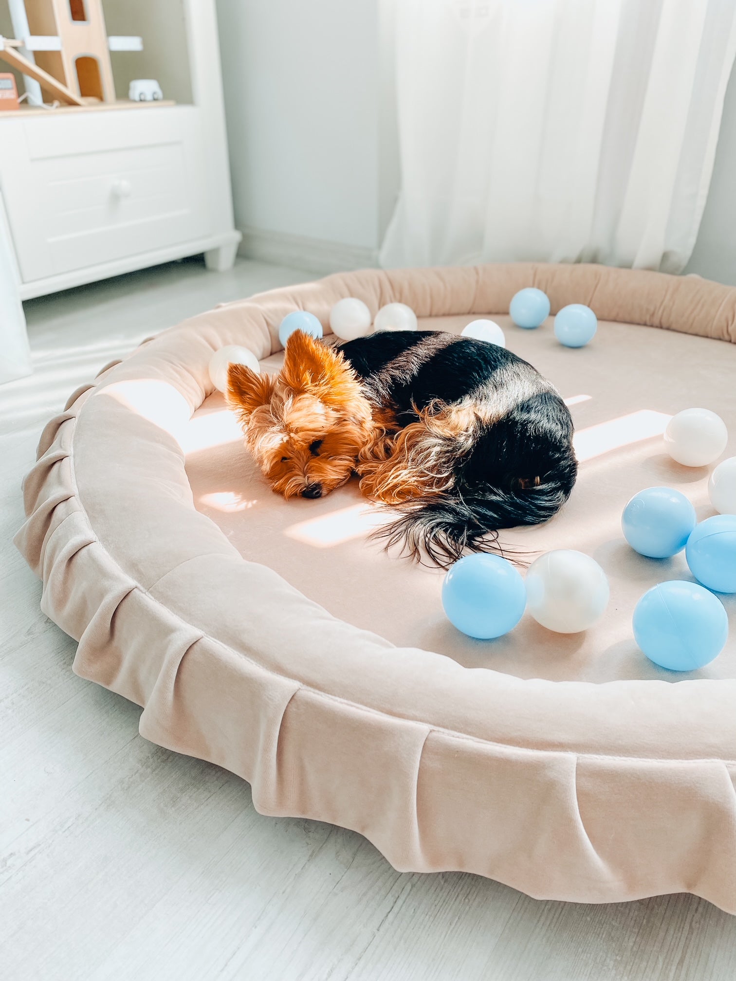 Baby nest play mat 120cm in jersey