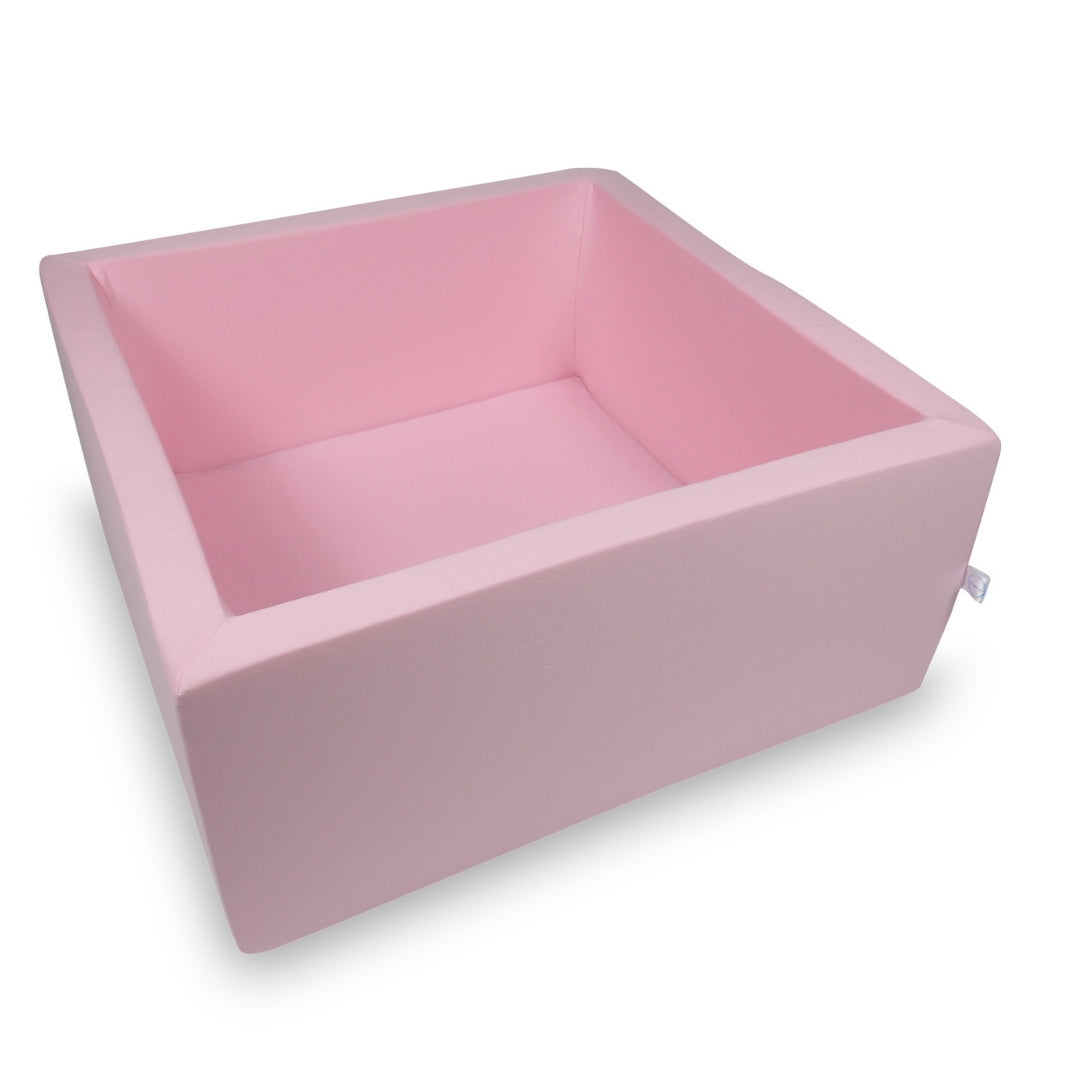 Square ball pit 90x90x40 cm powder pink without balls