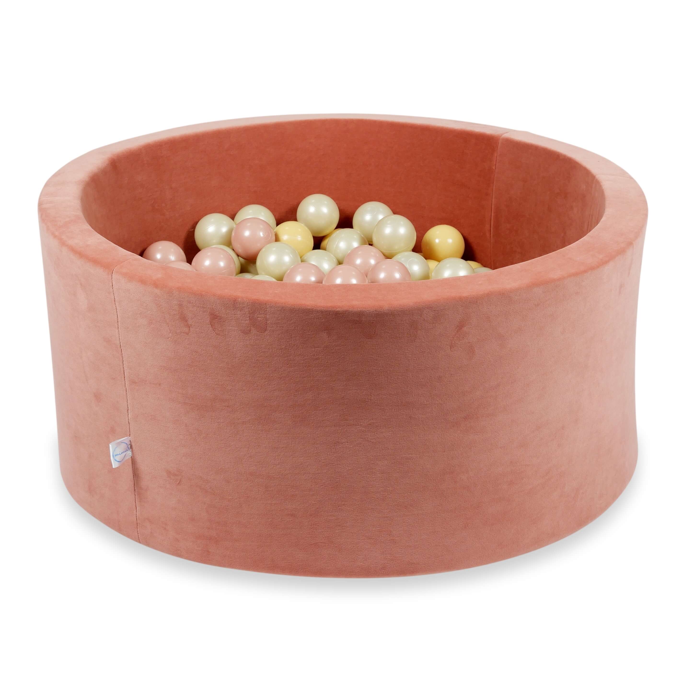 90x40 cm Velvet Soft Canyon Clay Ball Pit with 300 Balls
