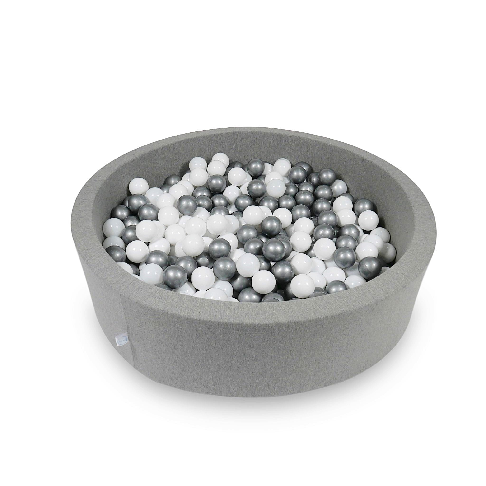 Gray Ball Pit 110x30 cm with 400 balls