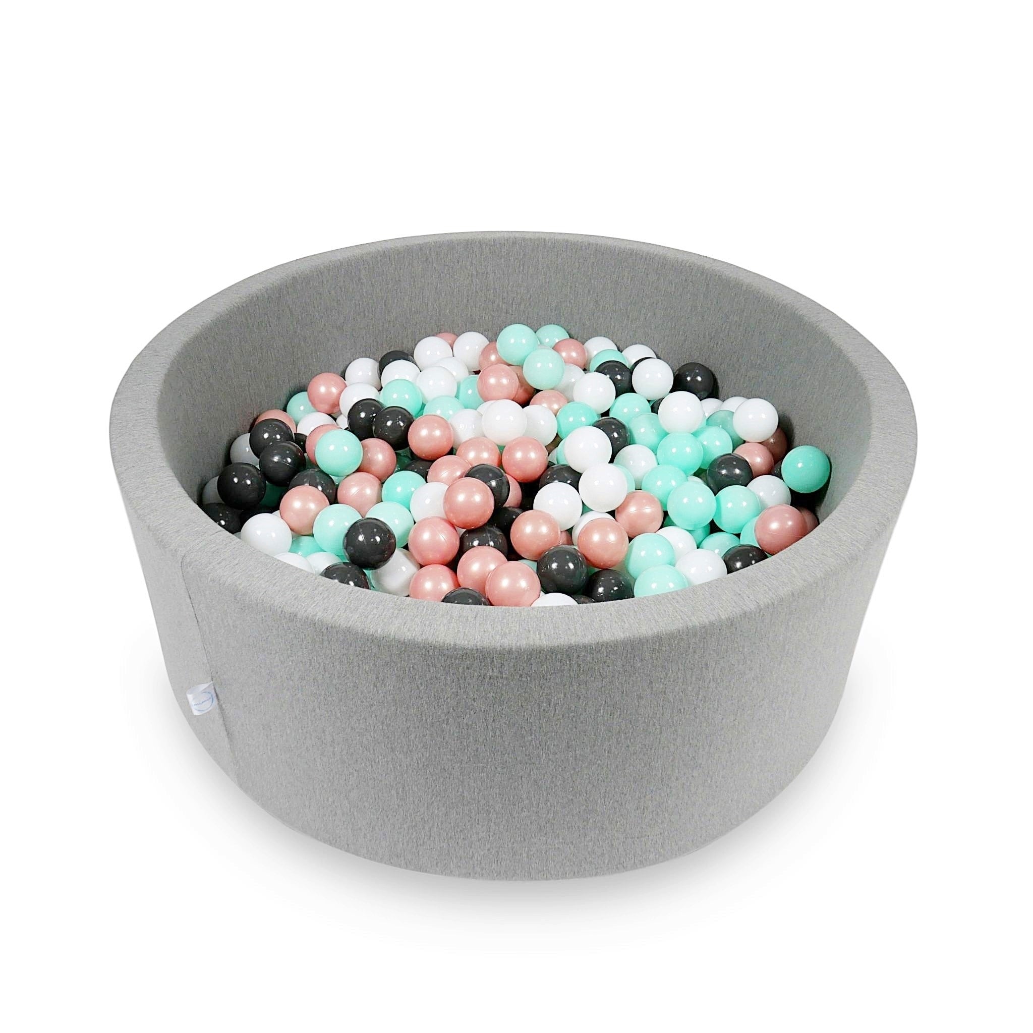 Gray ball pit 110x40 cm with 500 balls