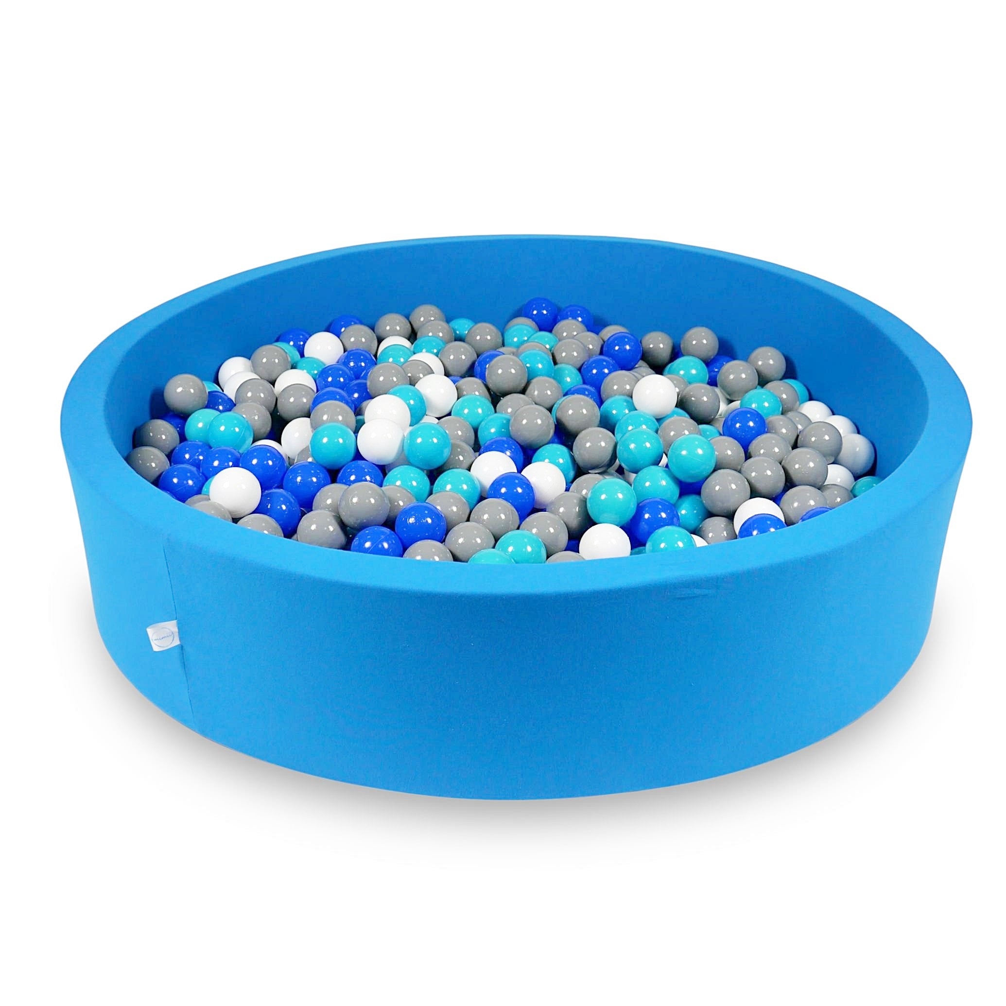 Blue ball pit 130x30 cm with 600 balls