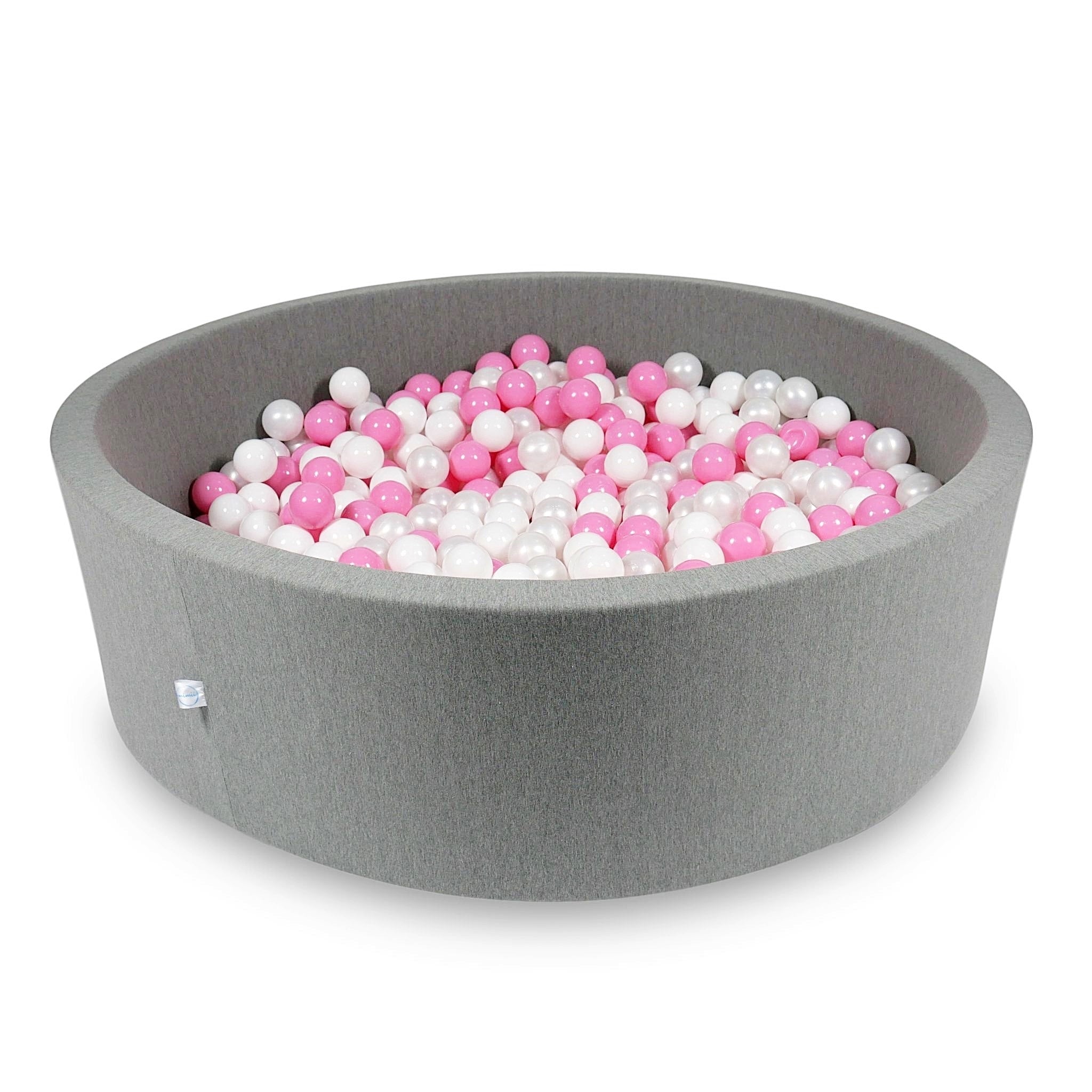 Gray ball pit 130x40 cm with 700 balls