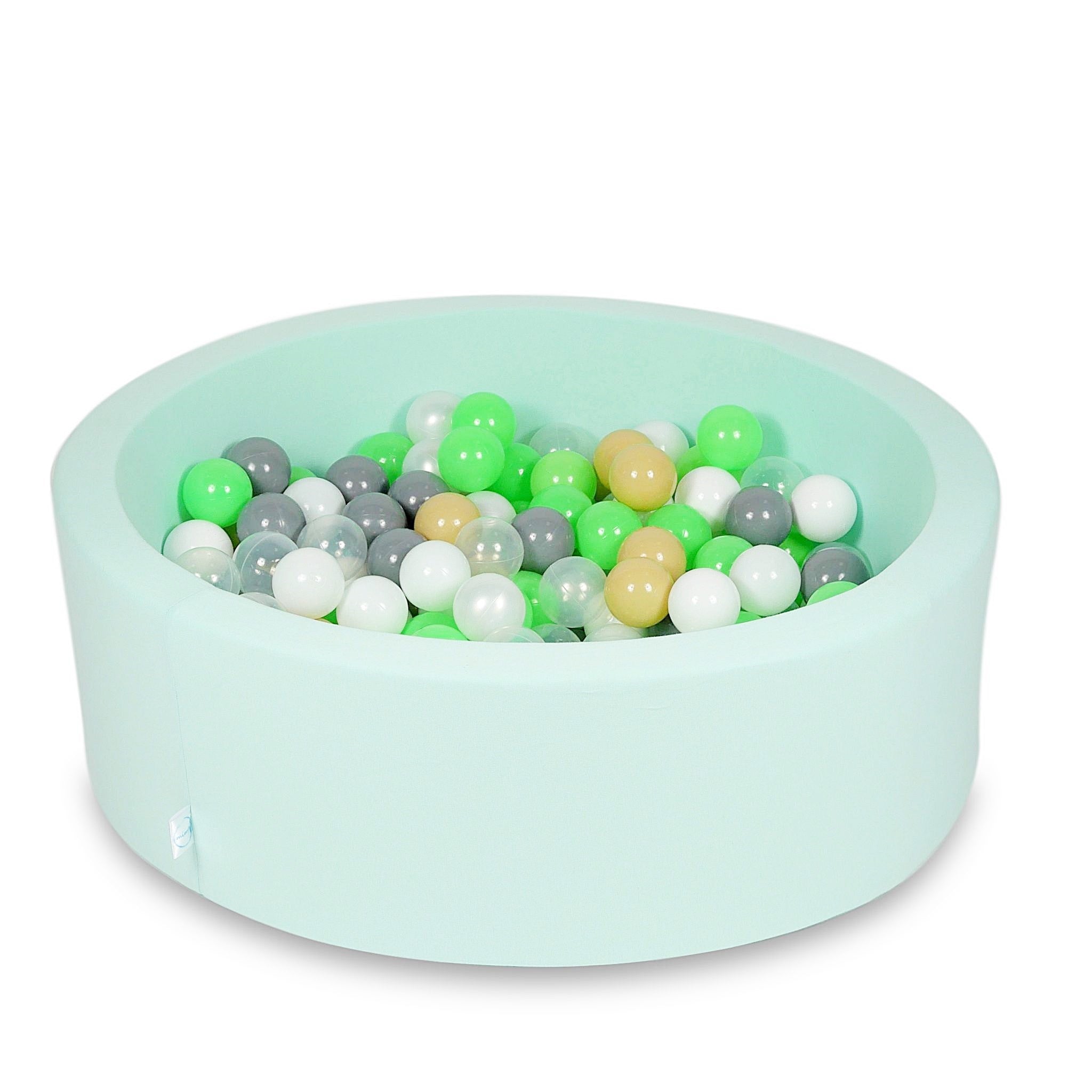 Ball pool in mint 90x30 cm with 200 balls