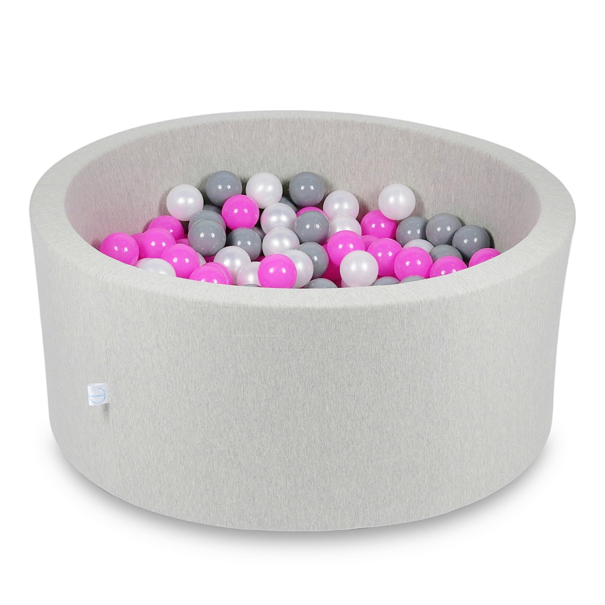 90x40 cm Light Gray Ball Pit with 300 Balls