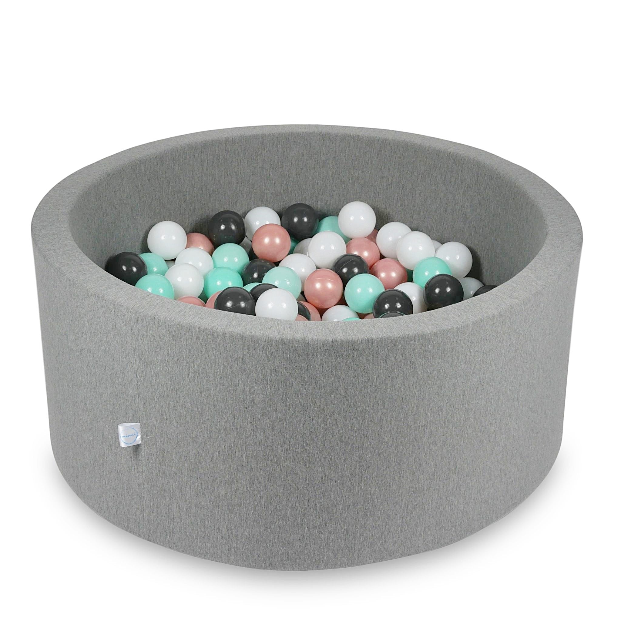 90x40 cm Gray Ball Pit with 300 Balls