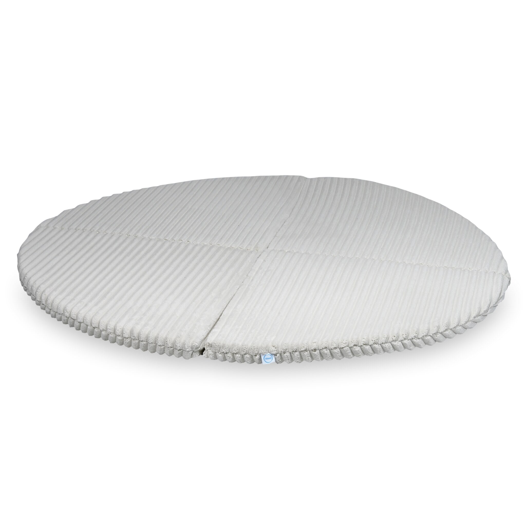 Round baby play mat 160cm in embossed fabric