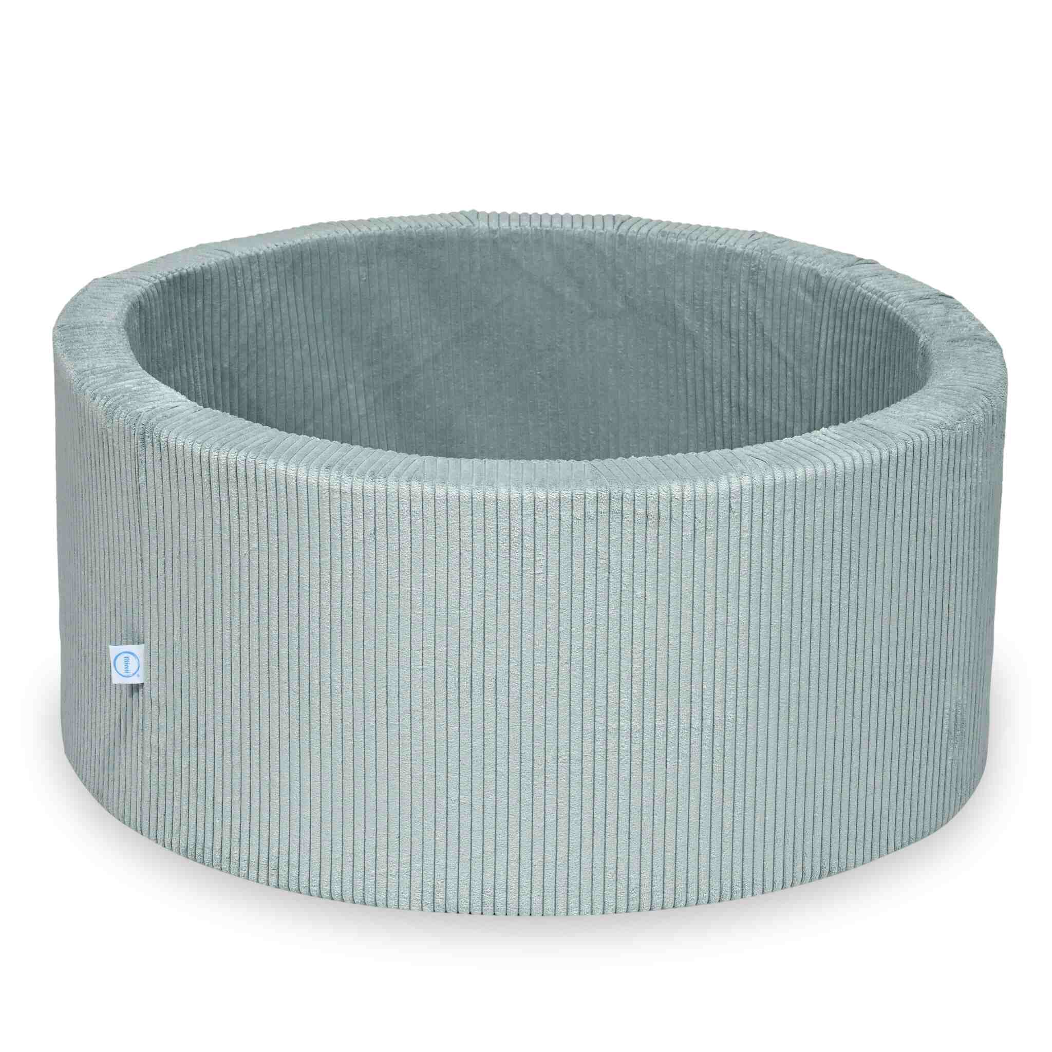 Ball Pit 90x40 Light Mint Corduroy without balls