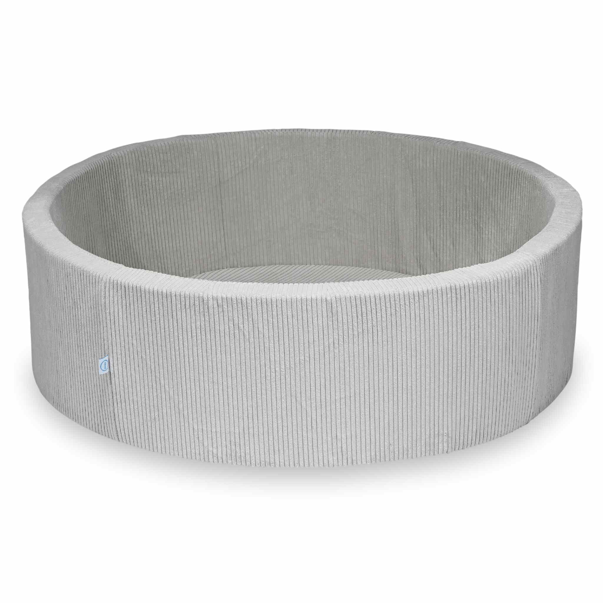Ball Pit 130x40 Corduroy Gray without balls
