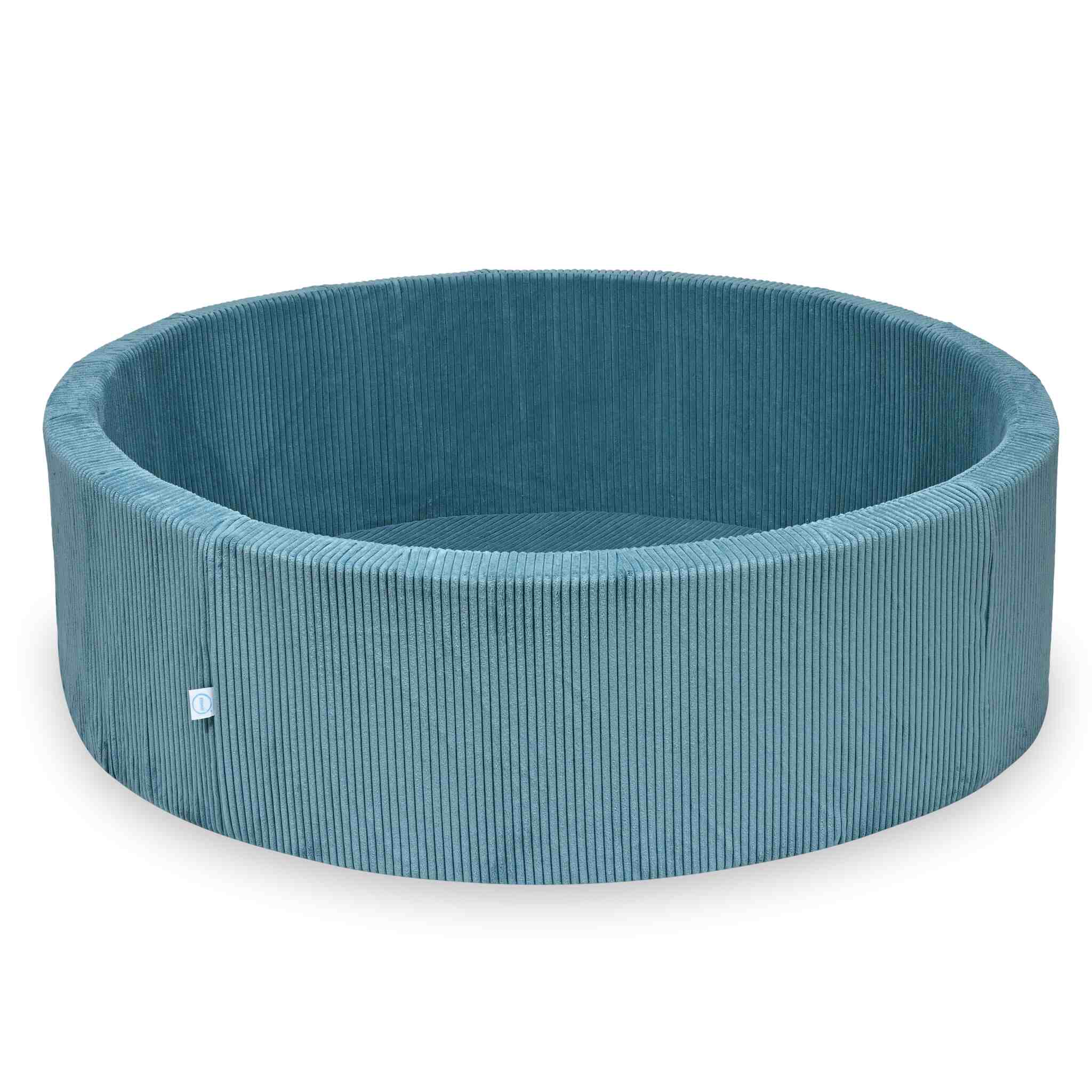 Ball Pit 130x40 Blue Corduroy without balls