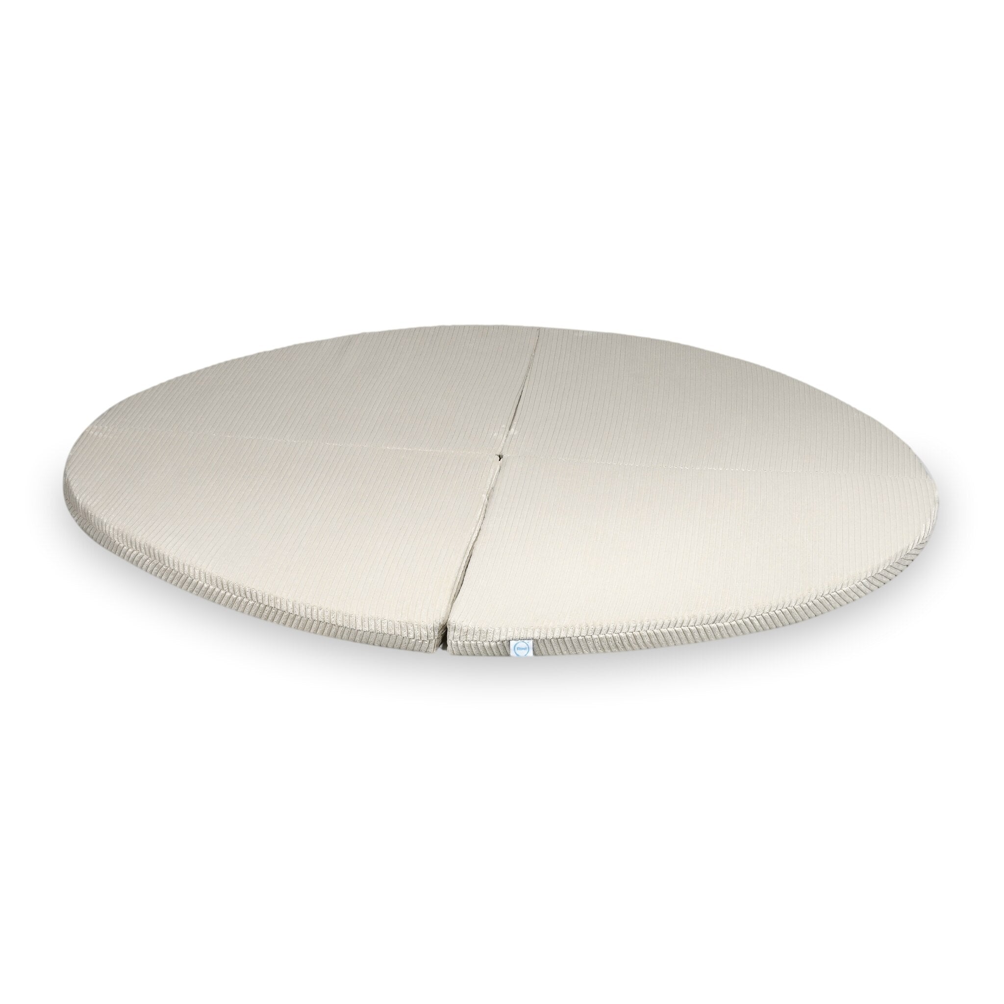160cm Play Mat for Baby, Round Foldable Corduroy