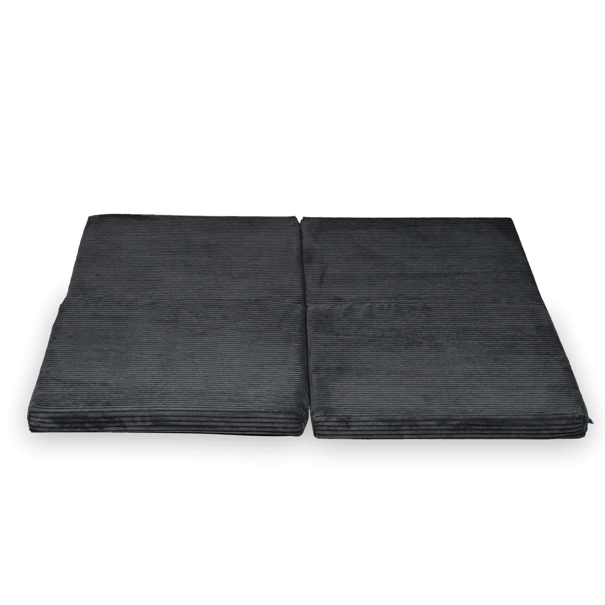 Foldable square baby play mat 120 × 120 cm in Corduroy