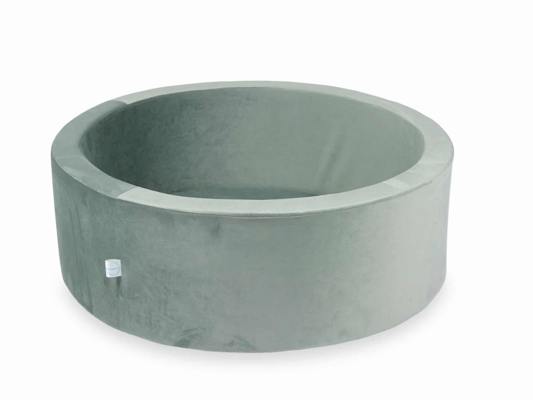 Ball Pit 90x30 Gray Velvet without balls