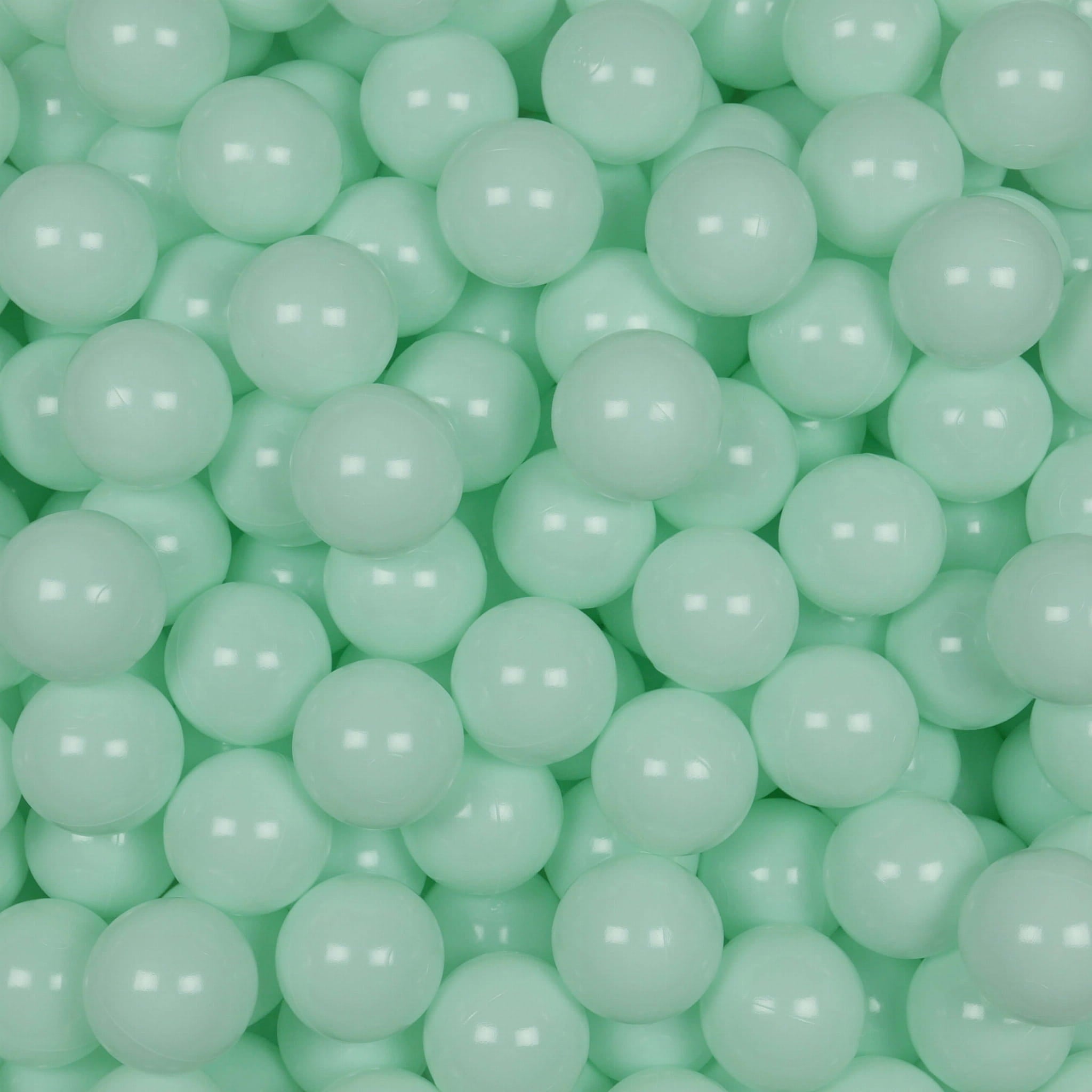 Game balls ø7cm 100 pieces light mint