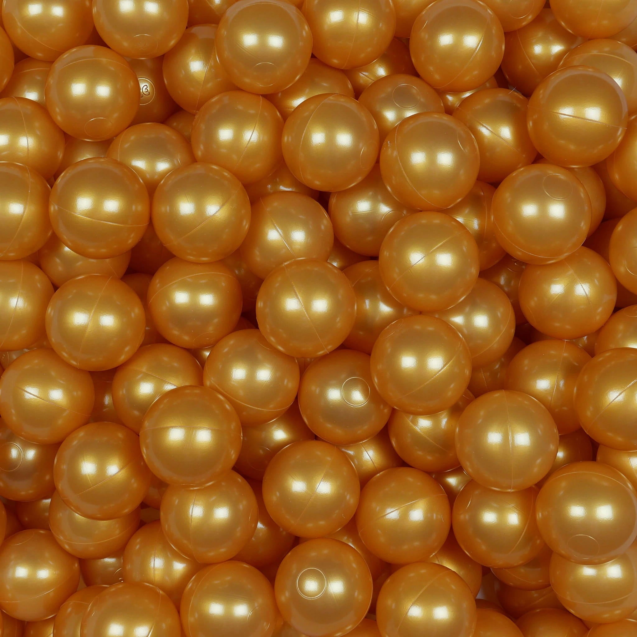 Play balls ø7cm 25 pieces gold