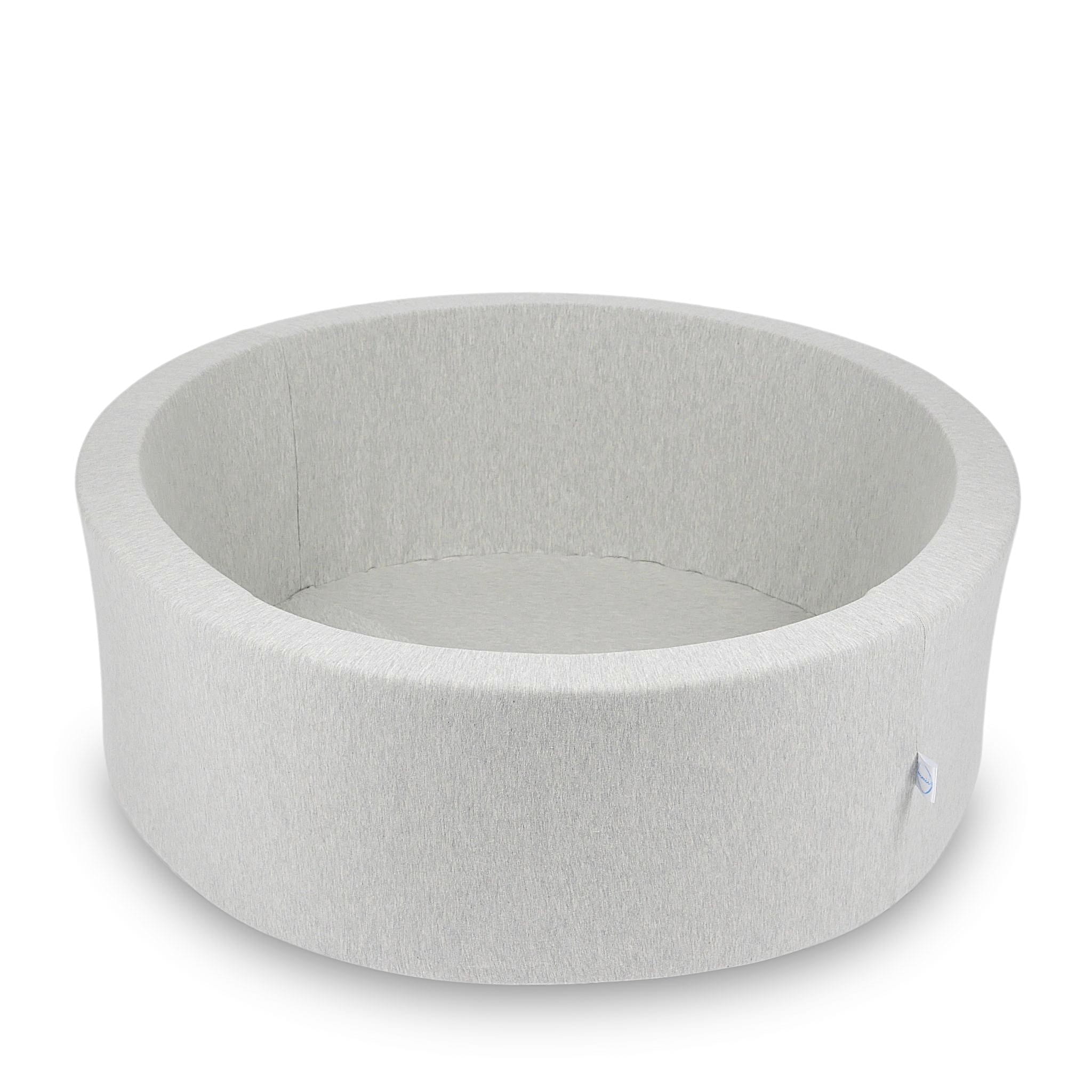 Ball pit 90x30cm light gray without balls