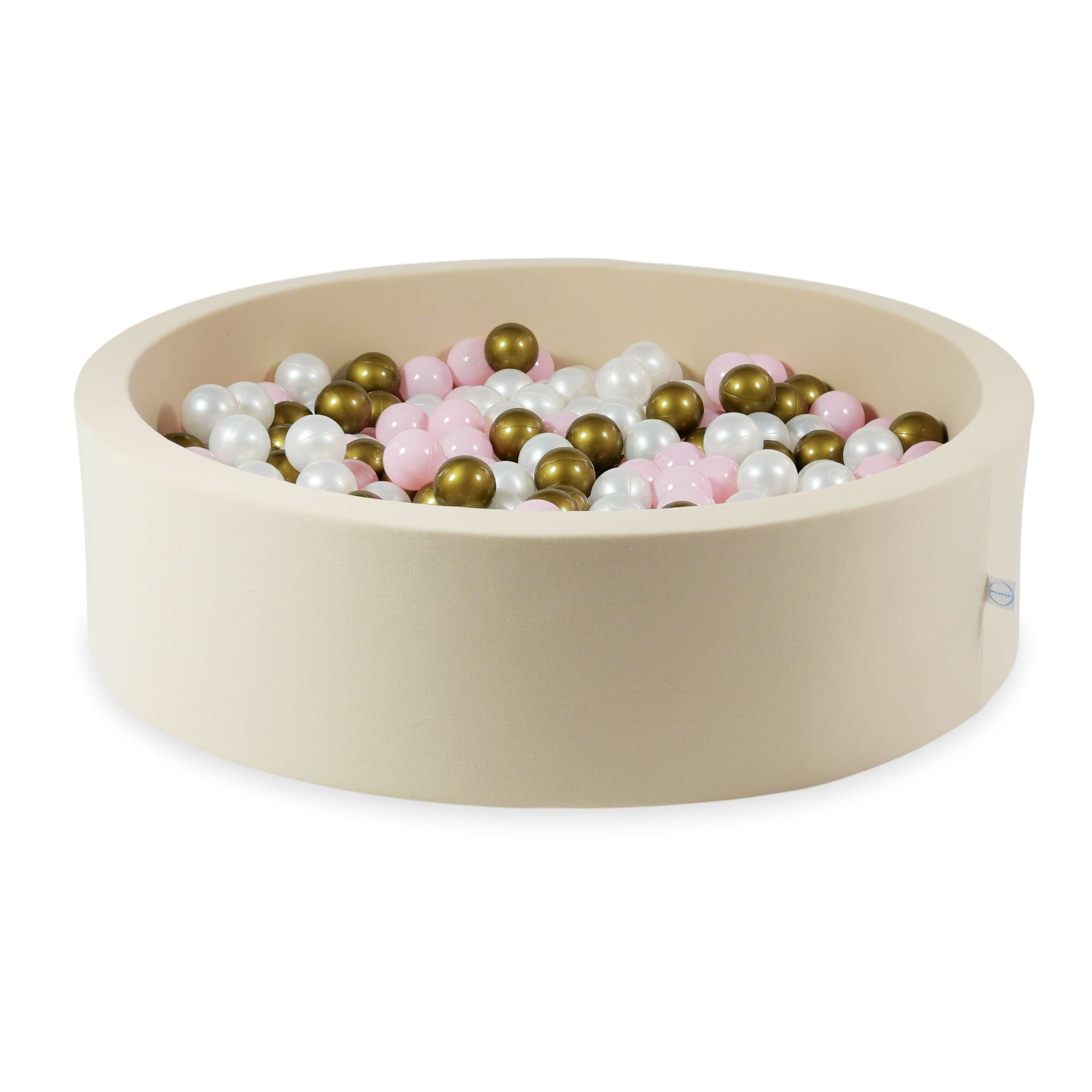 Ball Pit in beige 110x30 cm with 400 balls