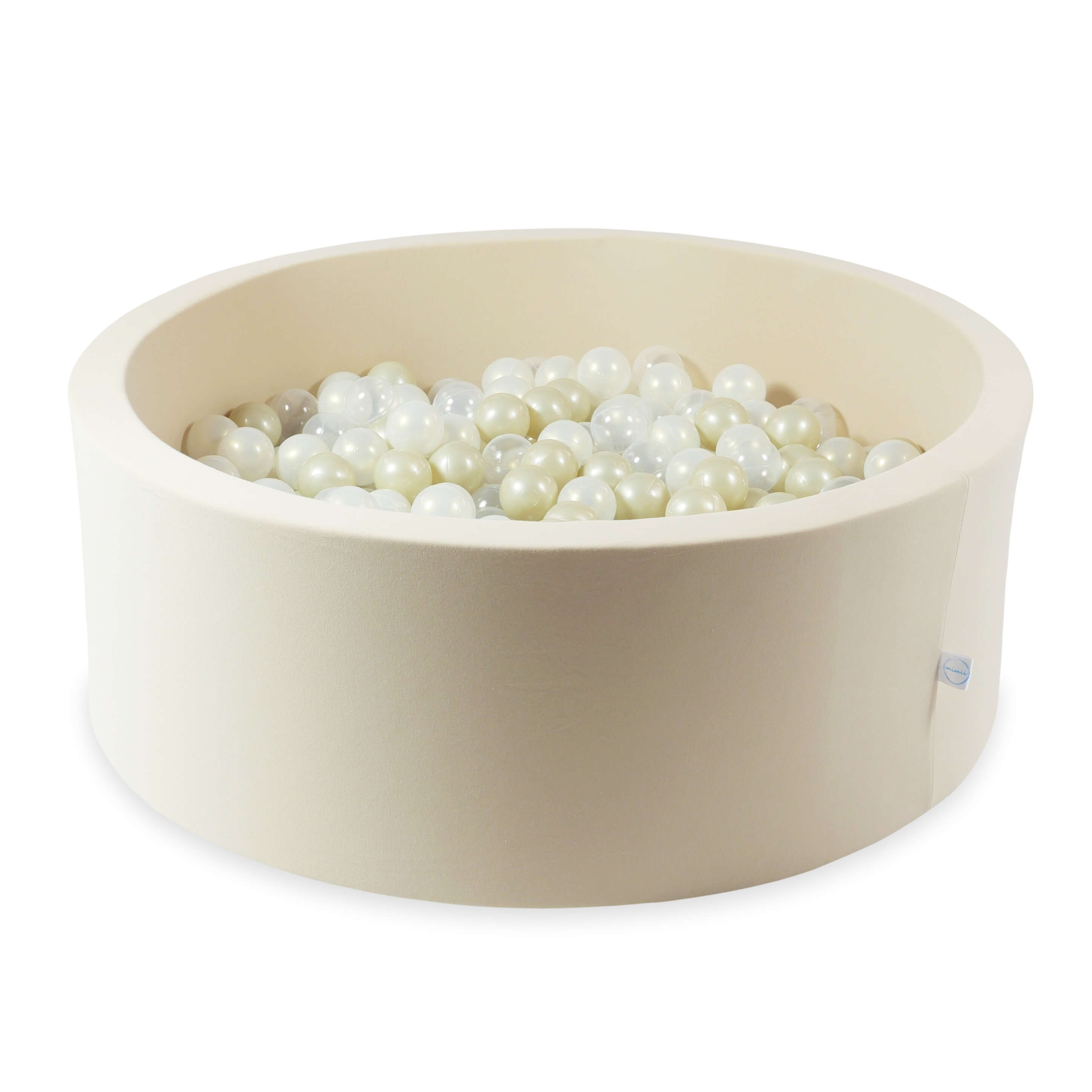 Beige ball pit 110x40 cm with 500 balls