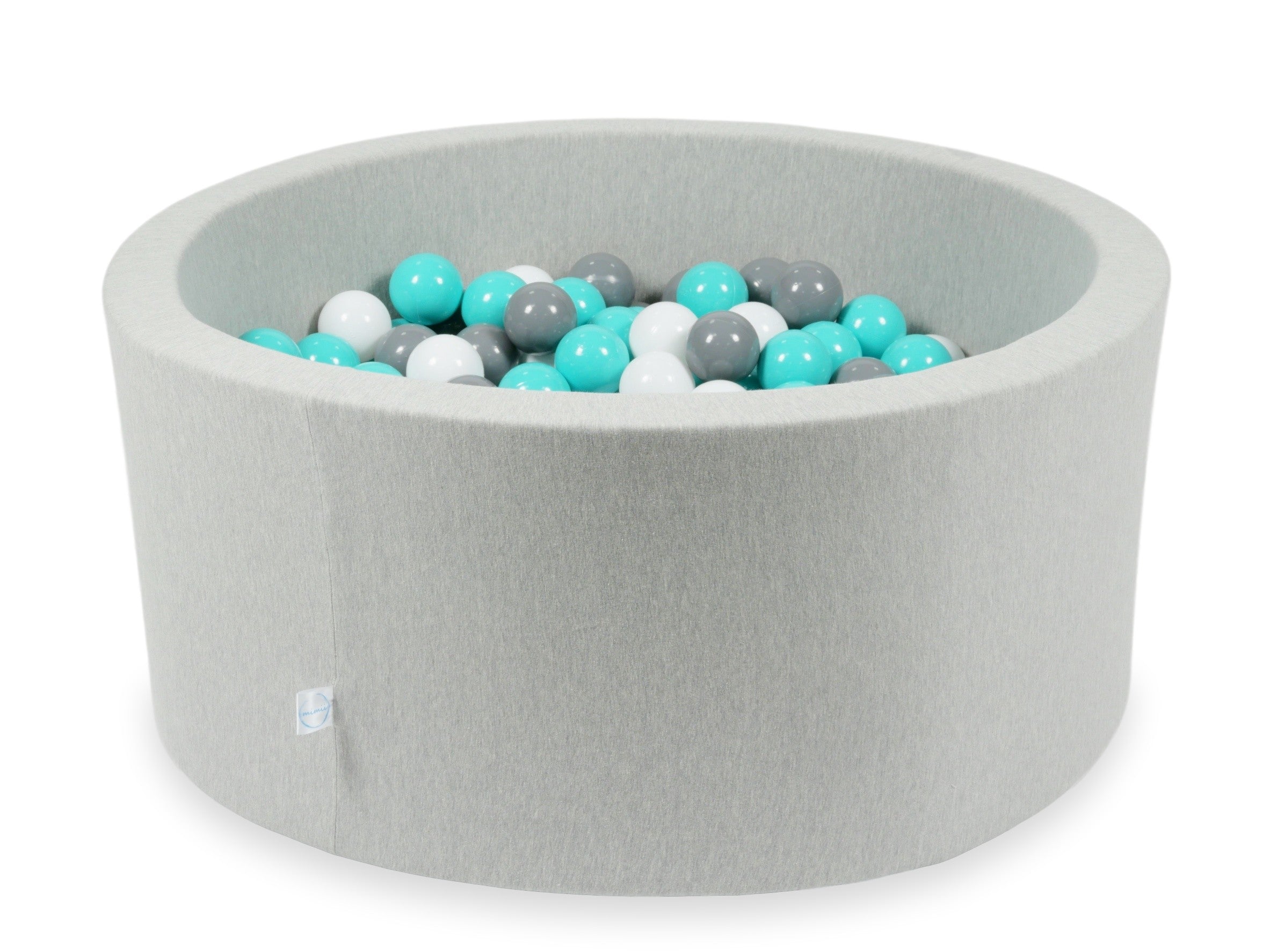 90x40 cm Light Gray Ball Pit with 300 Balls