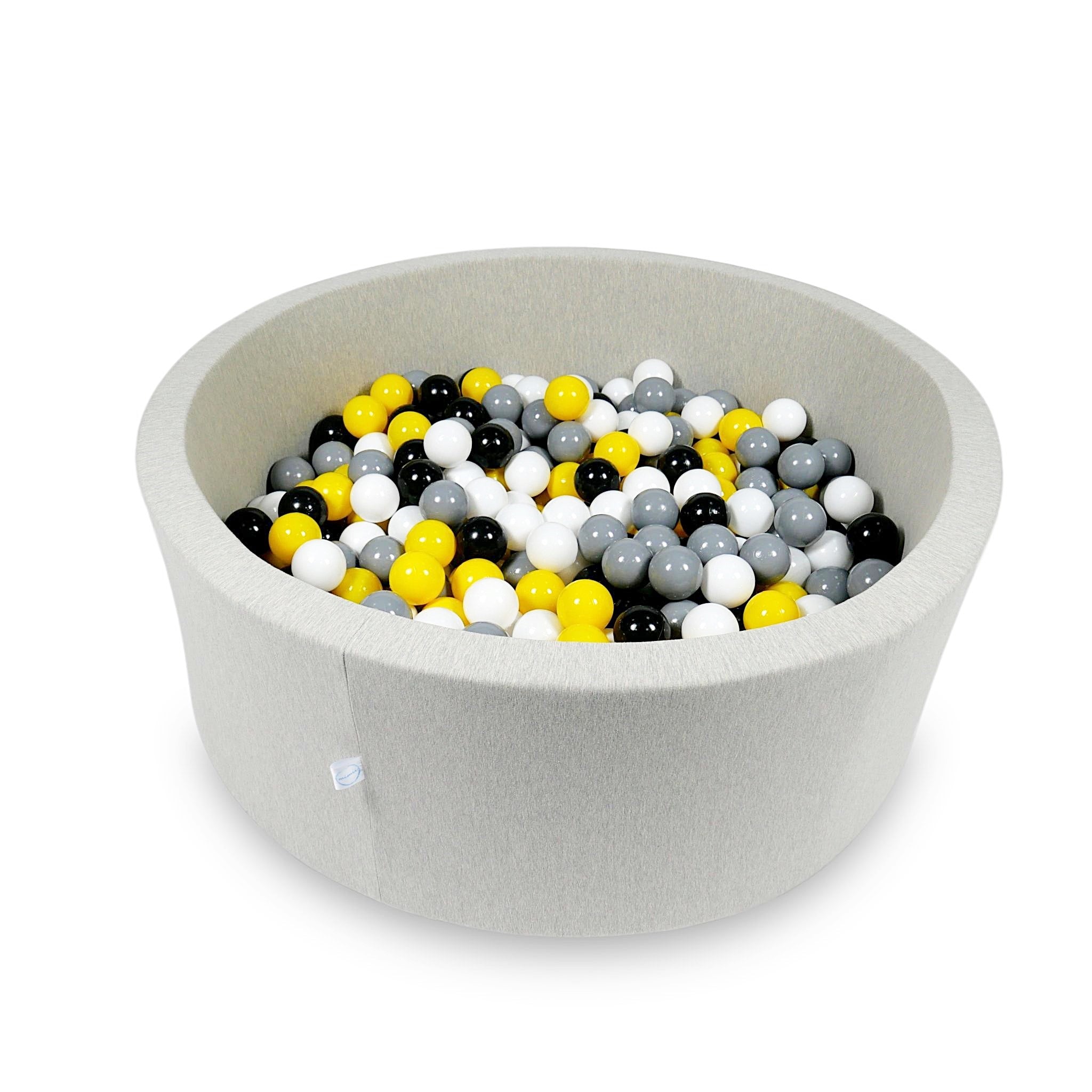 Light gray ball pit 110x40 cm with 500 balls