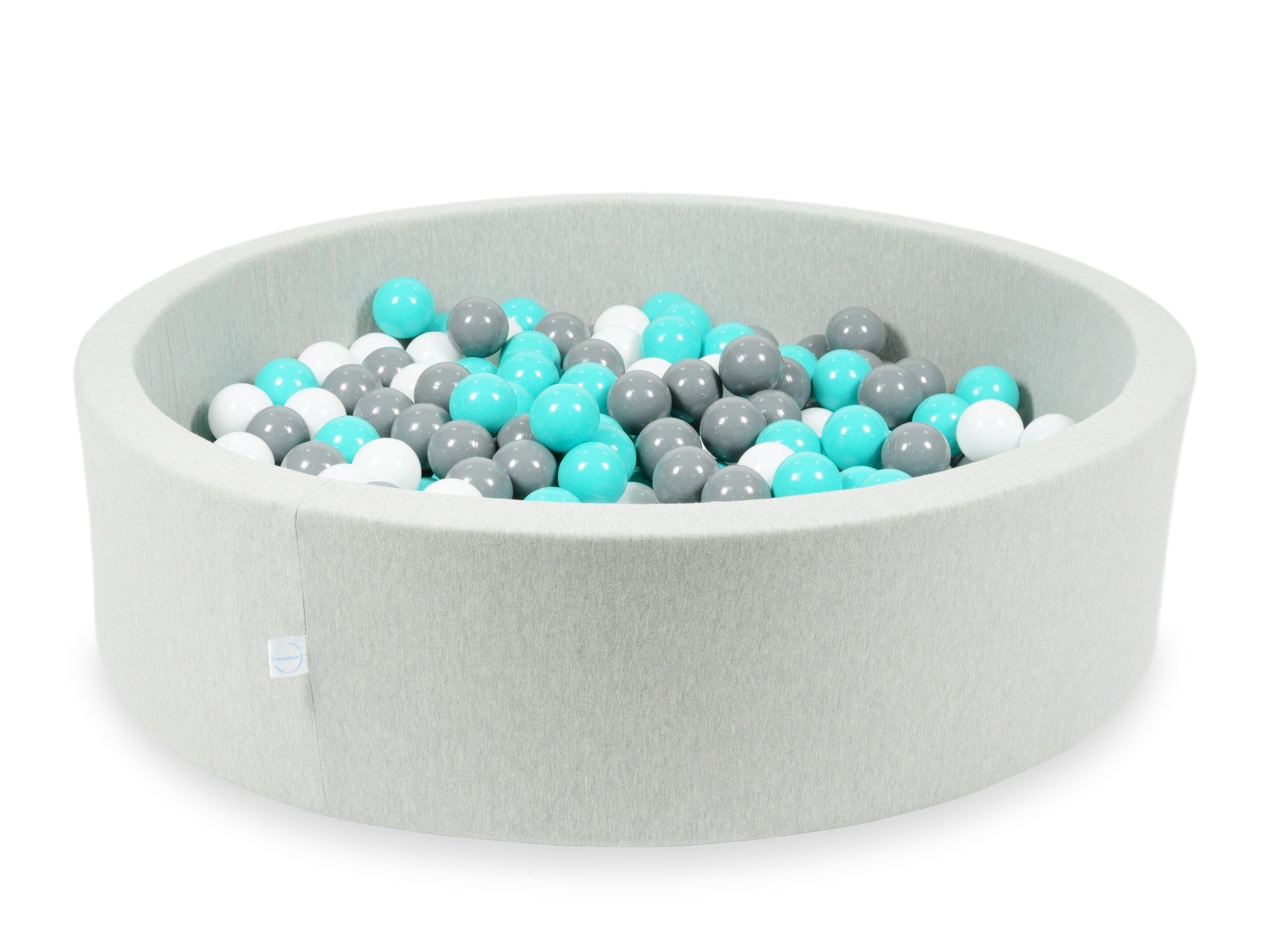 Light Gray Ball Pit 110x30 cm with 400 balls