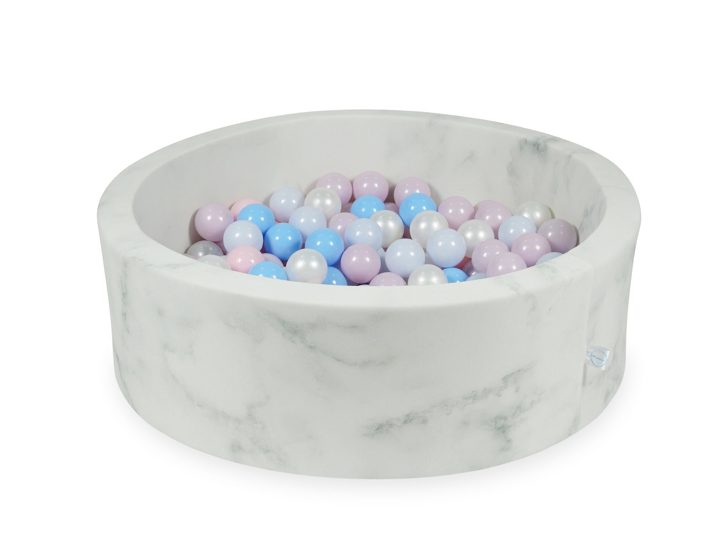 Ball pool in Marble velvet 90x30 cm with 200 balls