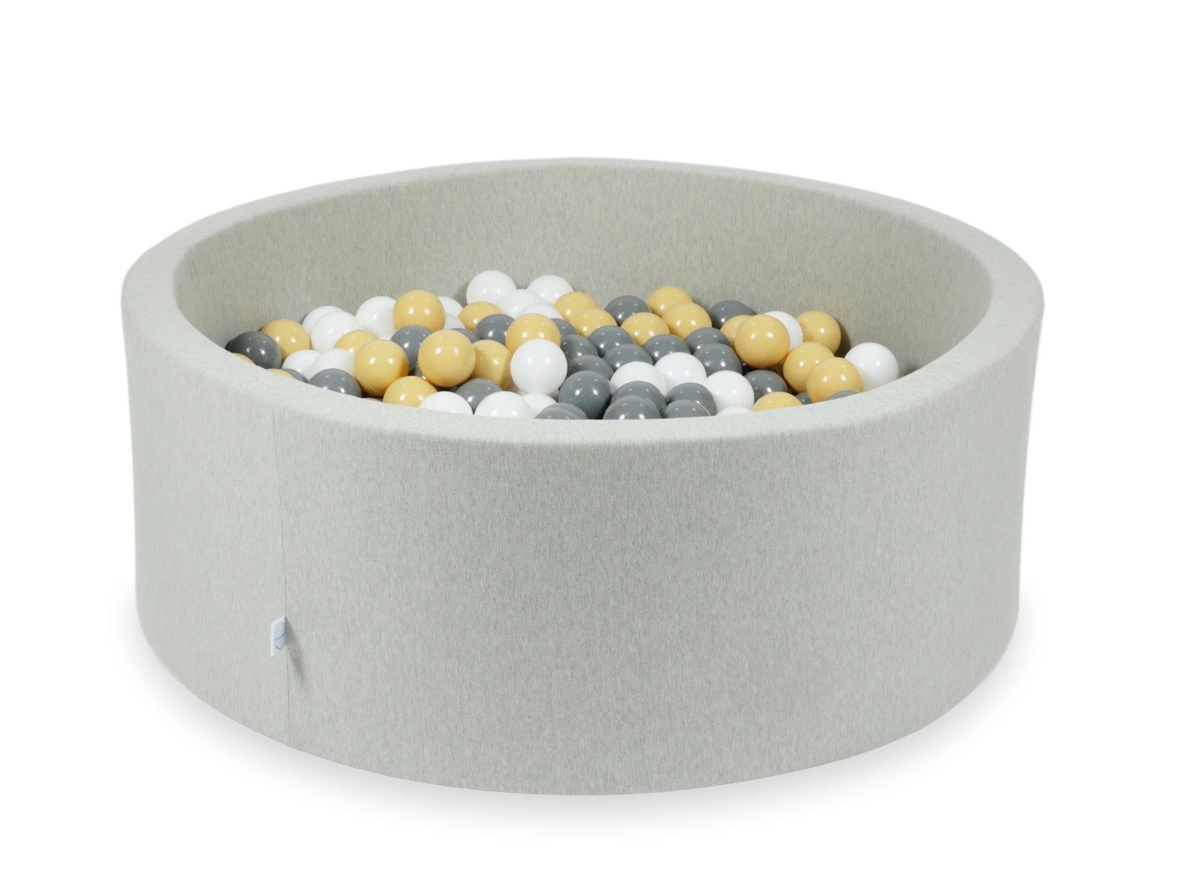 Light gray ball pit 110x40 cm with 500 balls