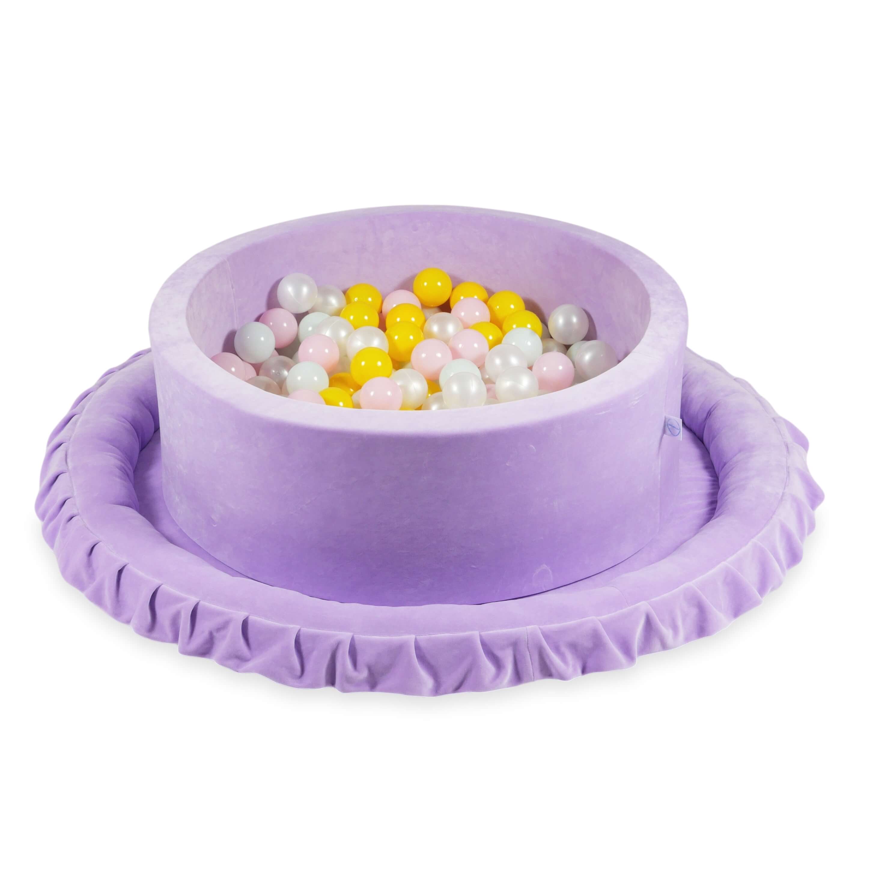 Baby nest play mat 120cm in soft velvet