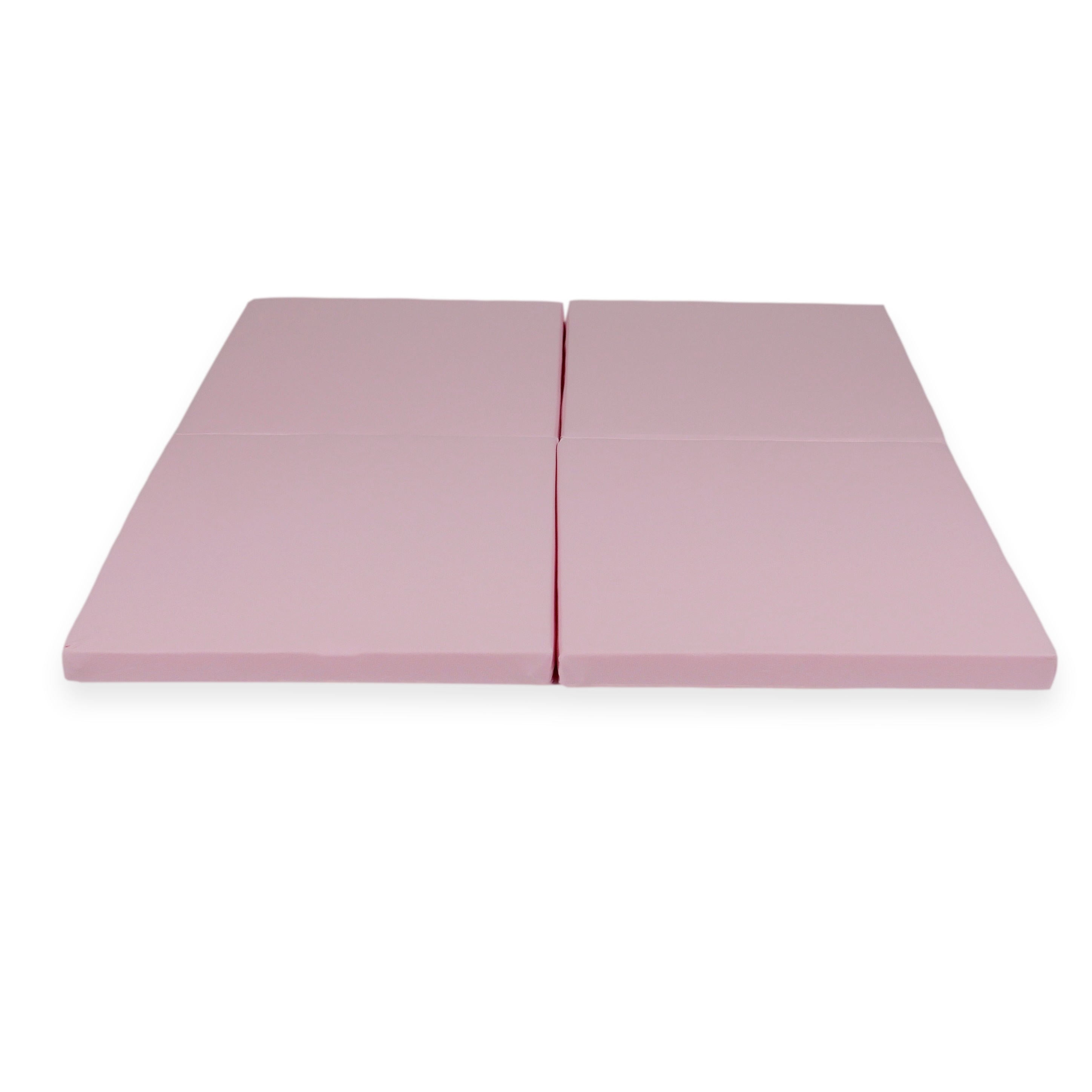 Foldable square baby play mat 120 × 120 cm in jersey