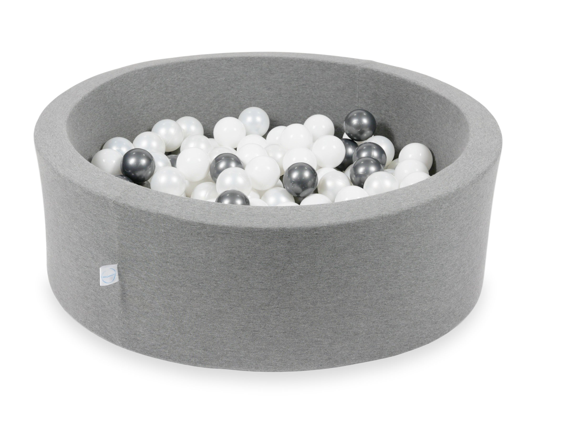 Ball pool in gray 90x30 cm with 200 balls